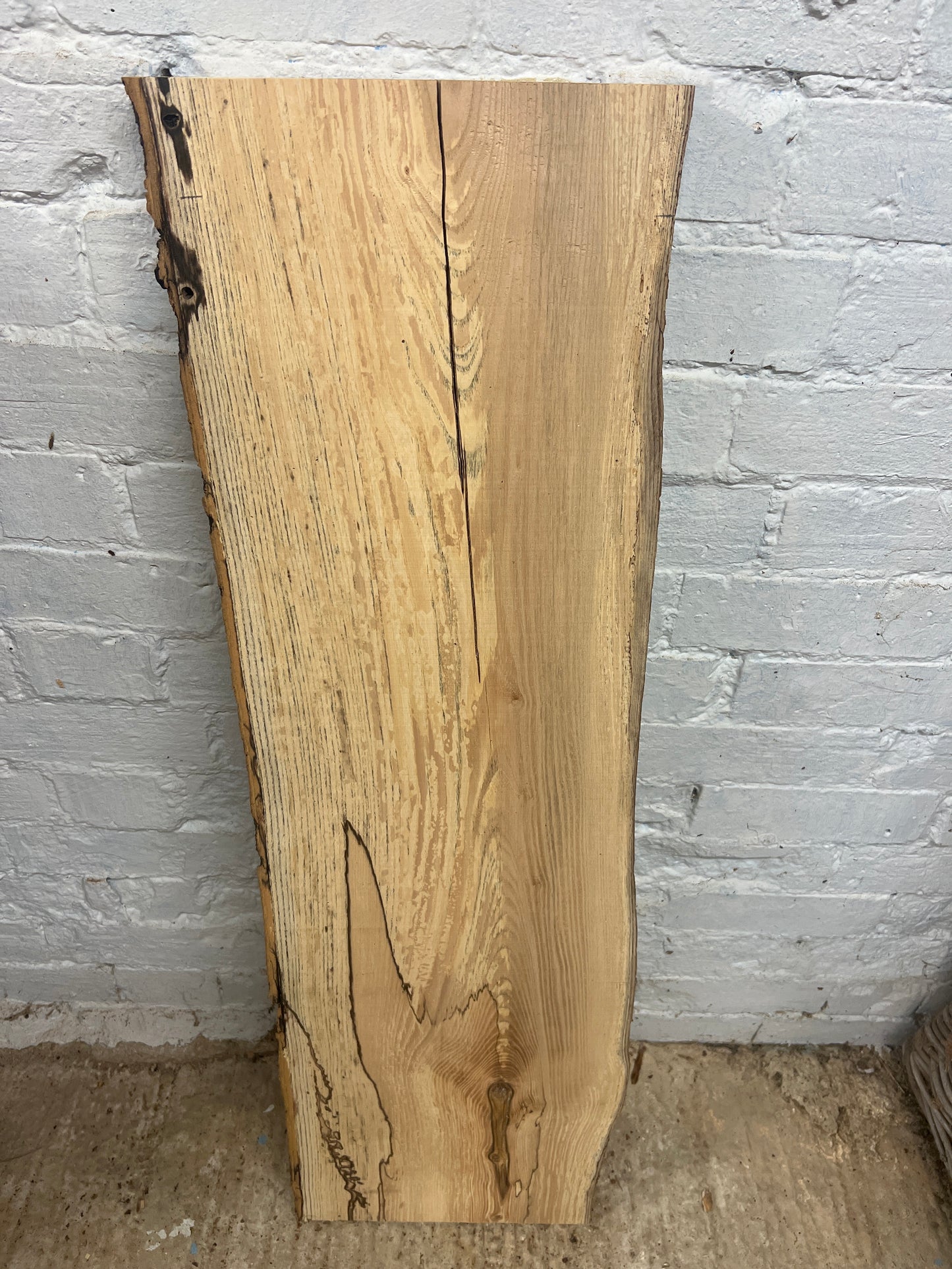 Spalted Ash No 67 - 1062x290-330x30mm Planed