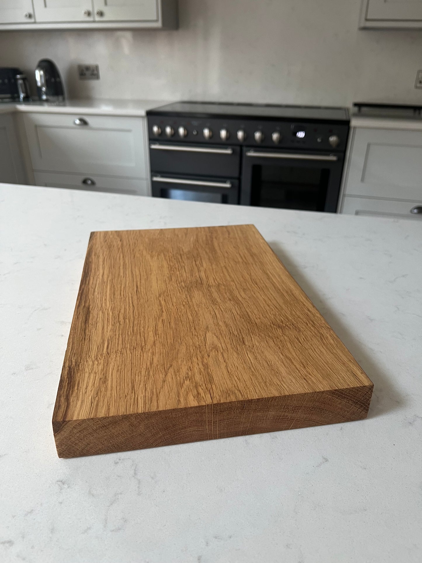 Medium Solid English Oak Hand Made Kitchen Chopping Serving Cheese Board Natural