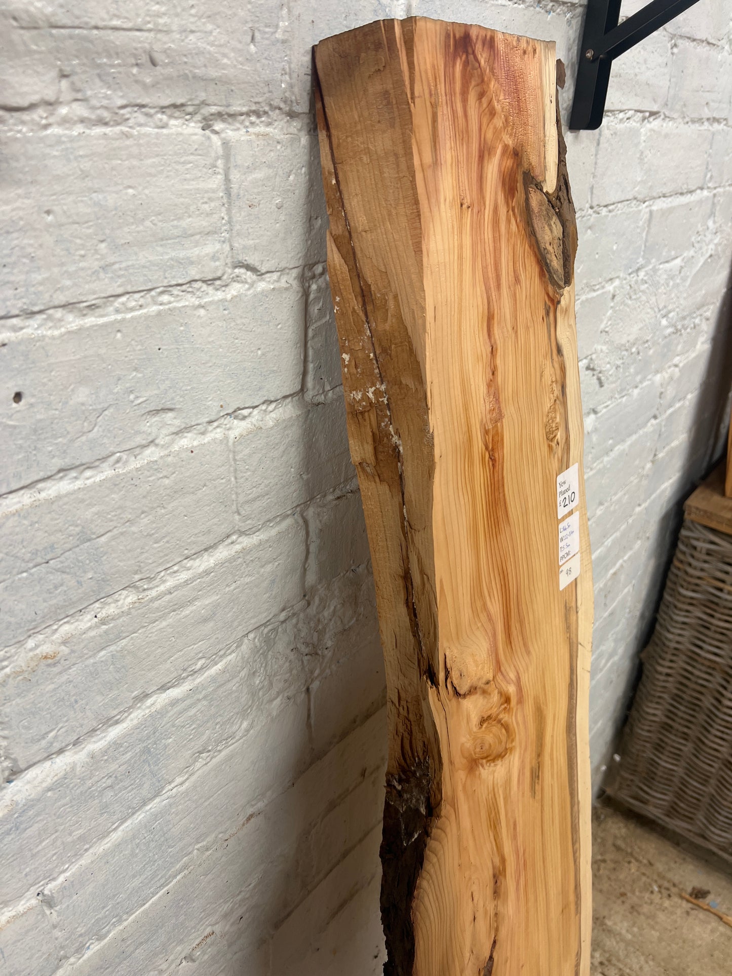 Yew No 98 - 1445x220-310x55mm Planed