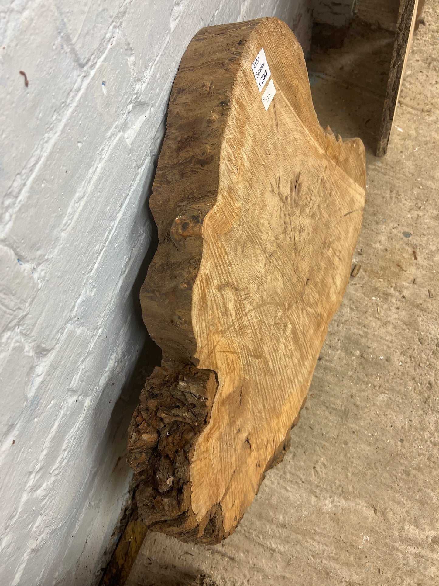 Elm No 139 - 640x830x90mm Sawn