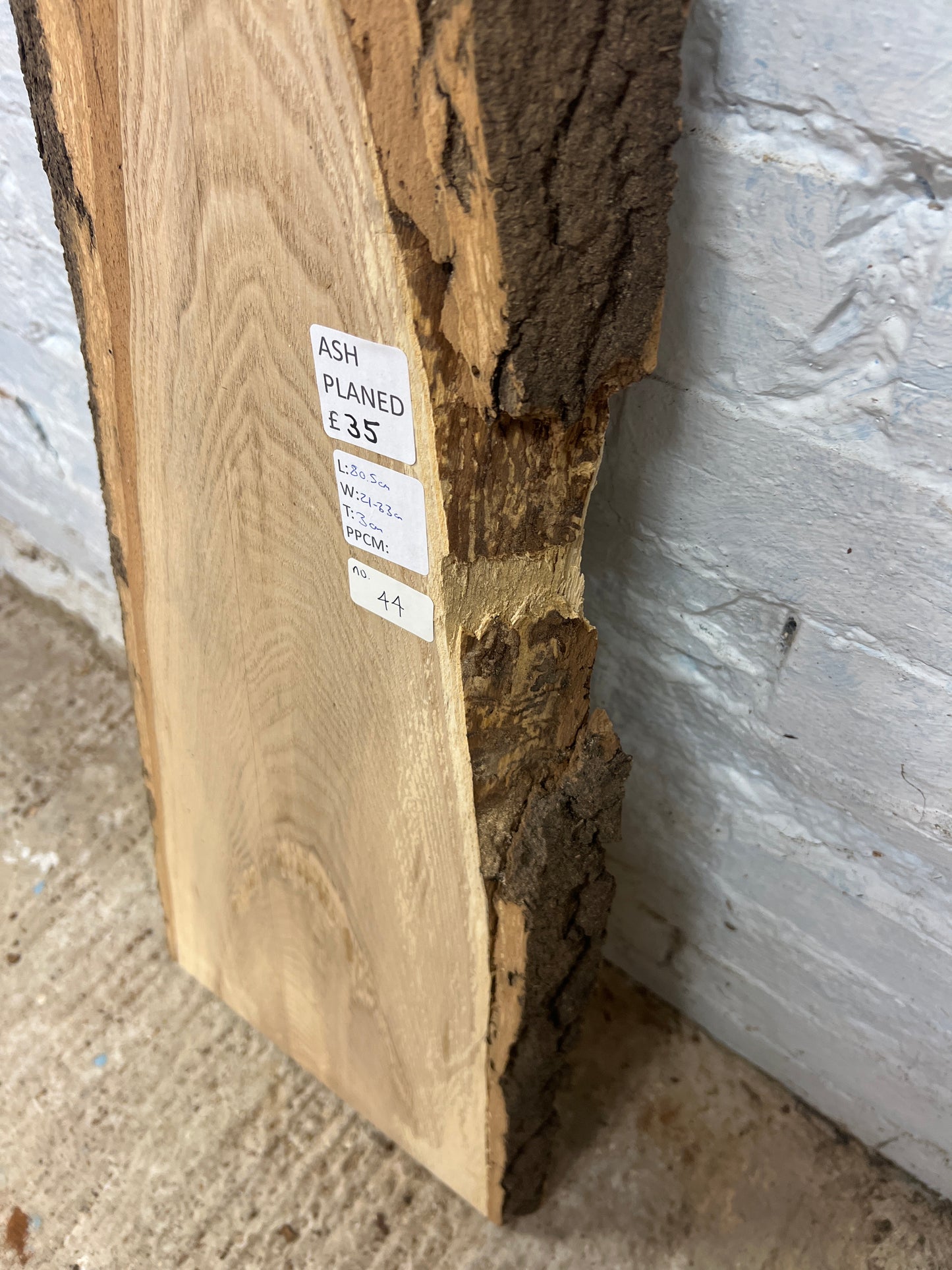 Ash No 44 - 805x220-330x30mm Planed