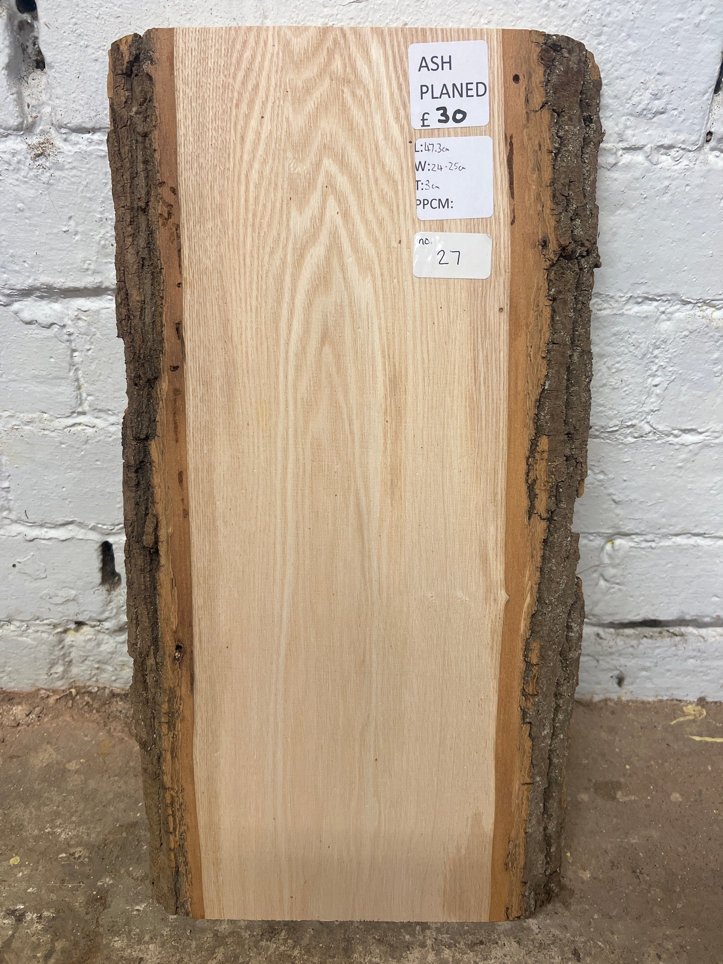 Ash No 27 - 473x240-250x30mm Planed