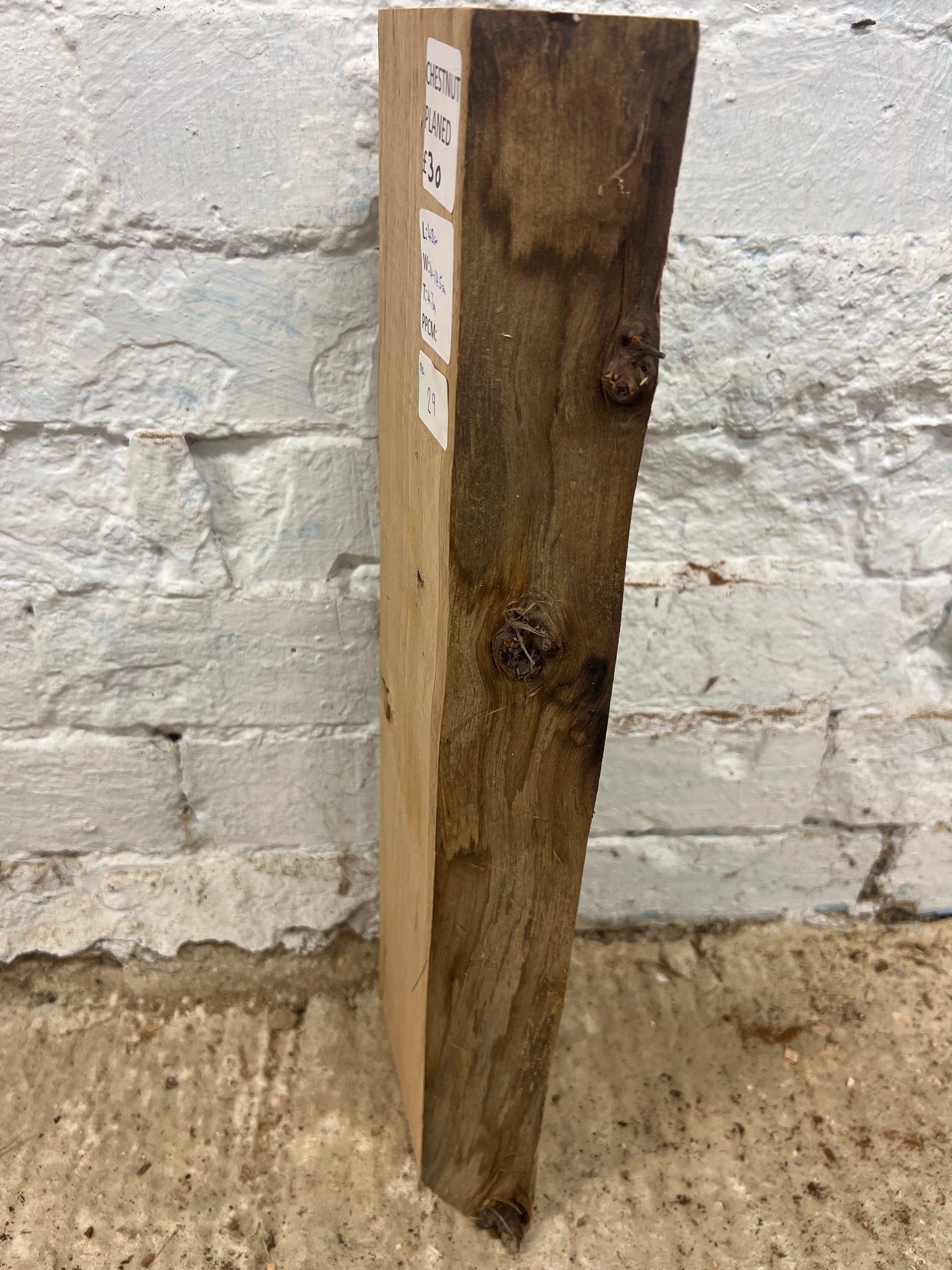 Chestnut No 29 - 480x140-145x47mm Planed