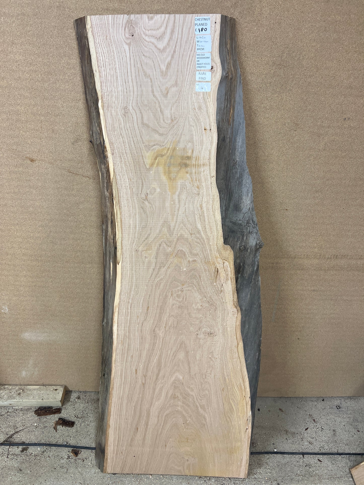 Chestnut No 4 - 1420x400-540x44mm Planed