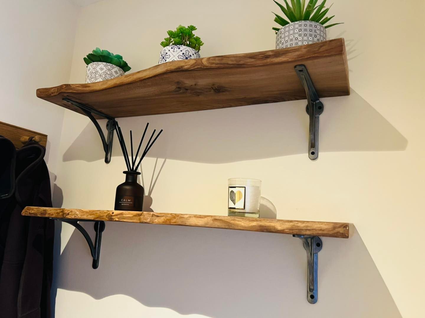 PEWTER GREY Premium Cast Iron Shelf Bracket