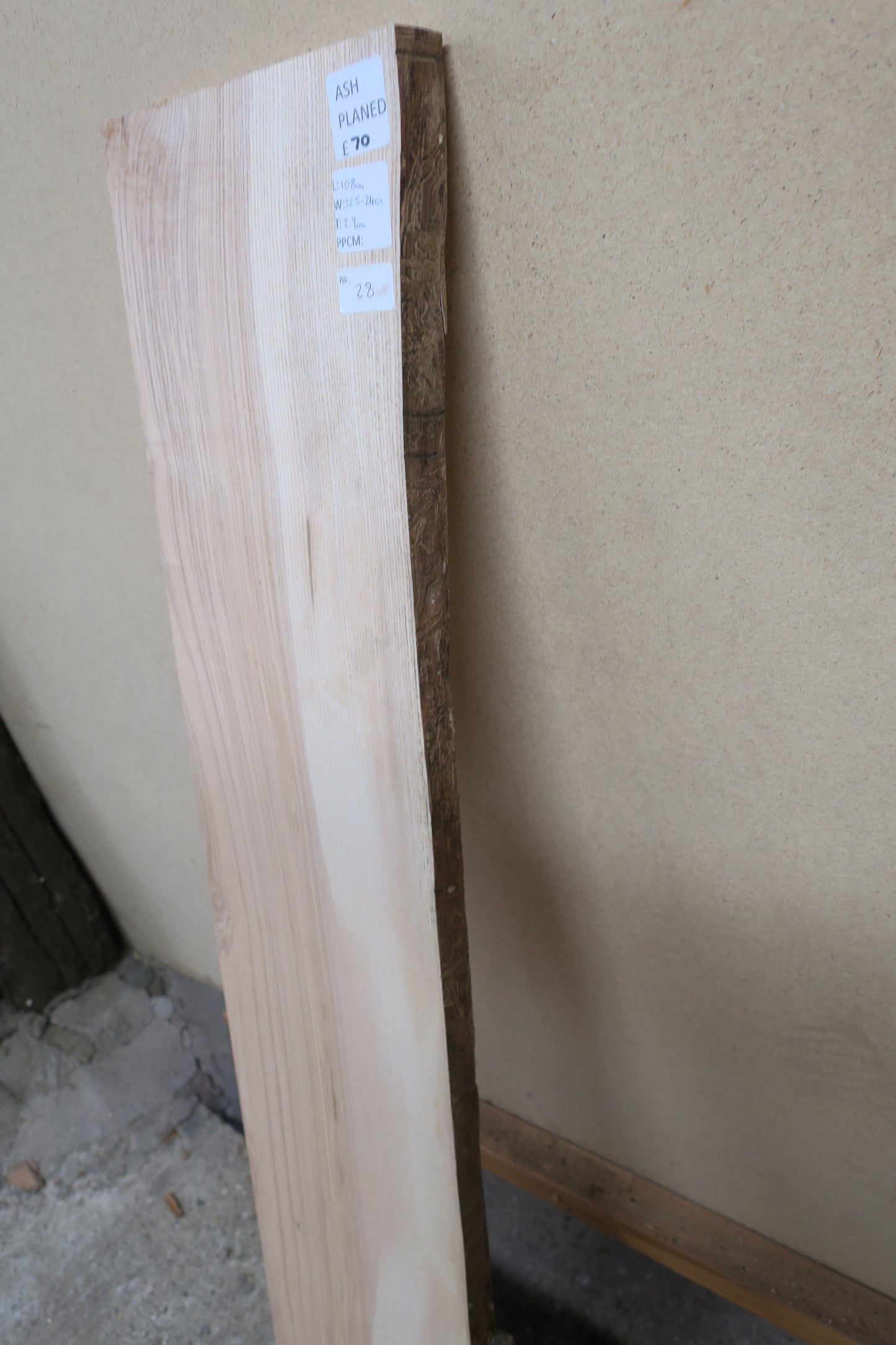 Ash No 28 - 1080x225-240x29mm Planed