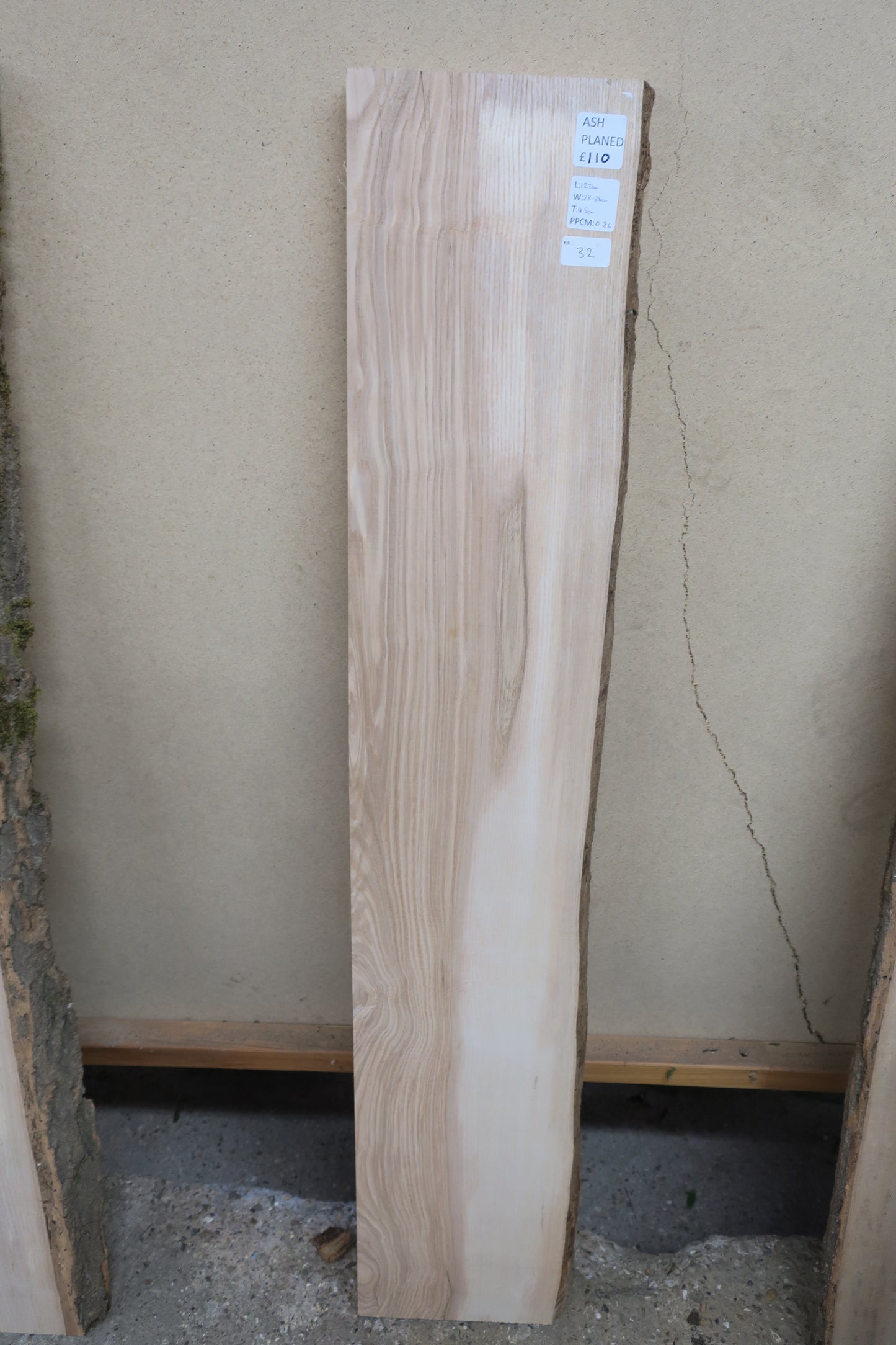 Ash No 32 - 1270x230-240x45mm Planed