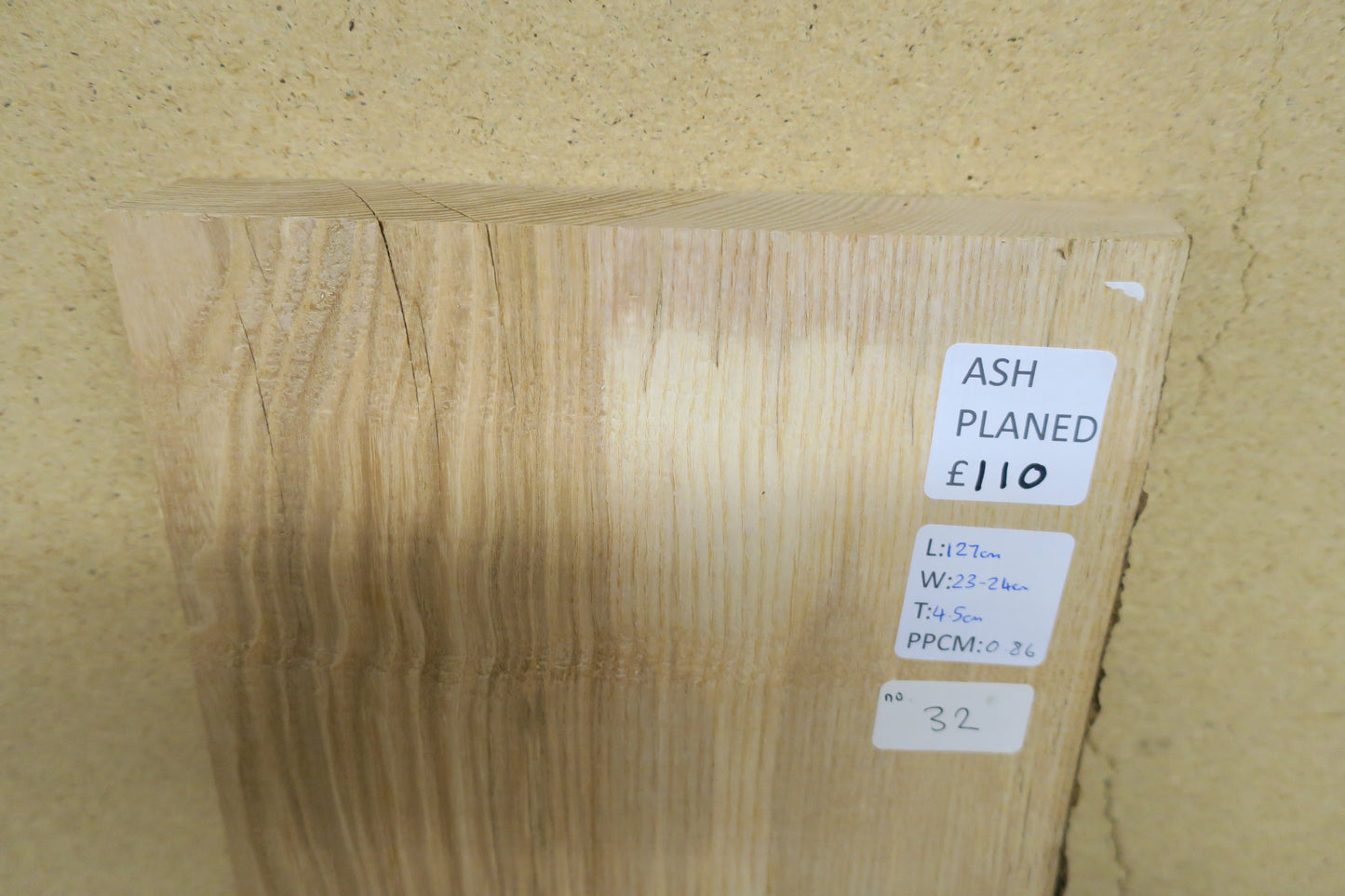 Ash No 32 - 1270x230-240x45mm Planed
