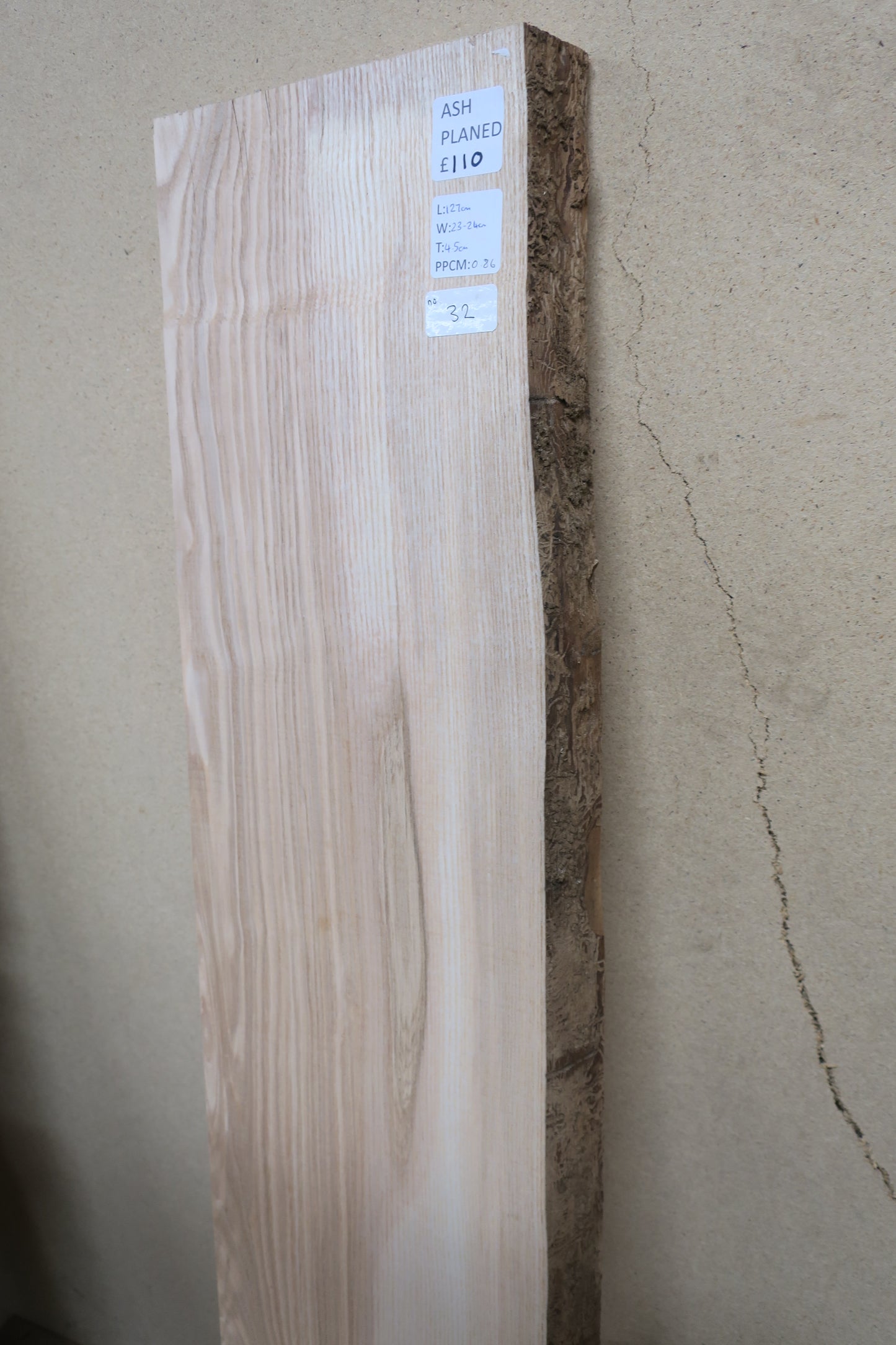 Ash No 32 - 1270x230-240x45mm Planed