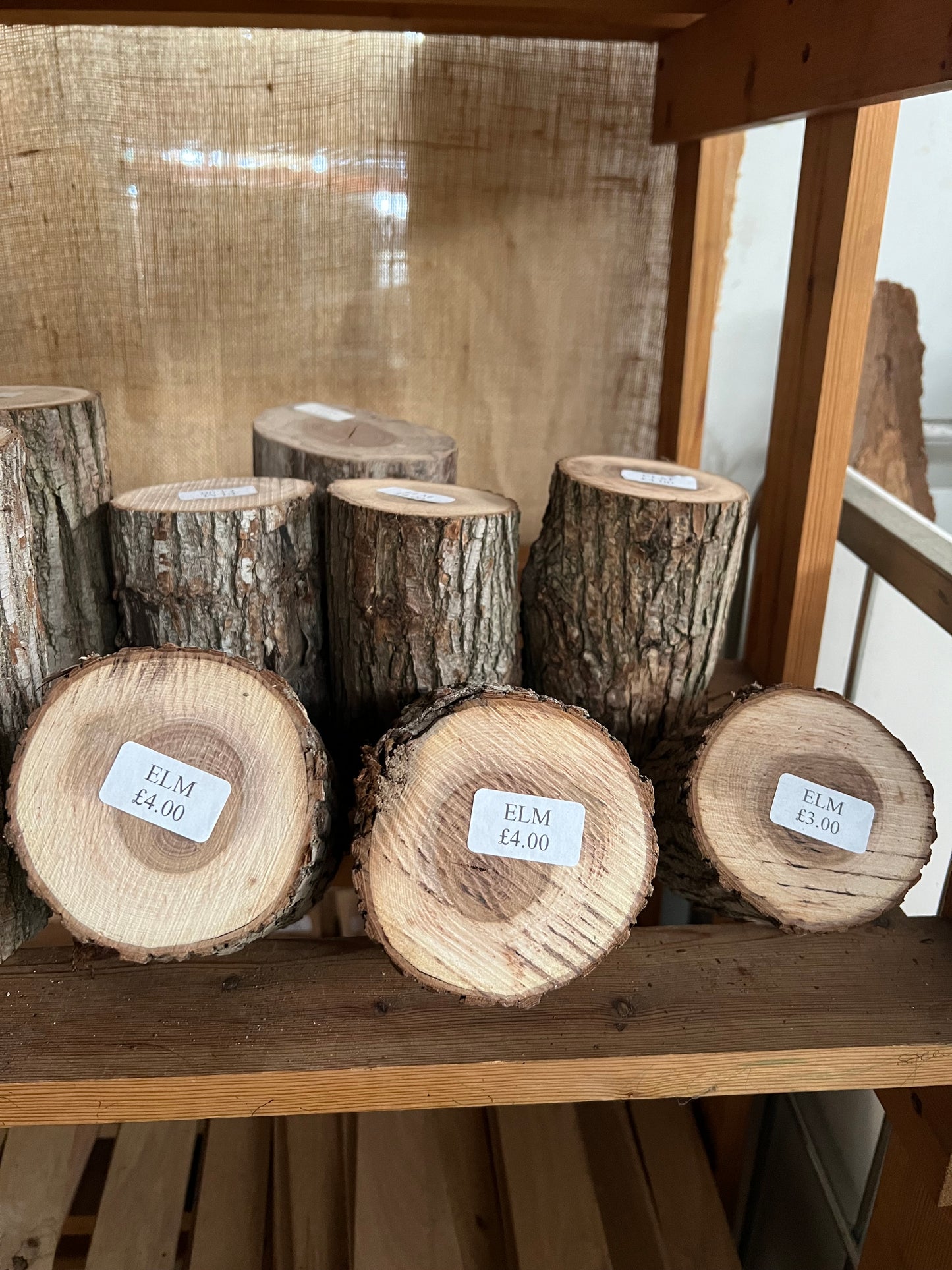 Elm + Ash Stumps - Sawn