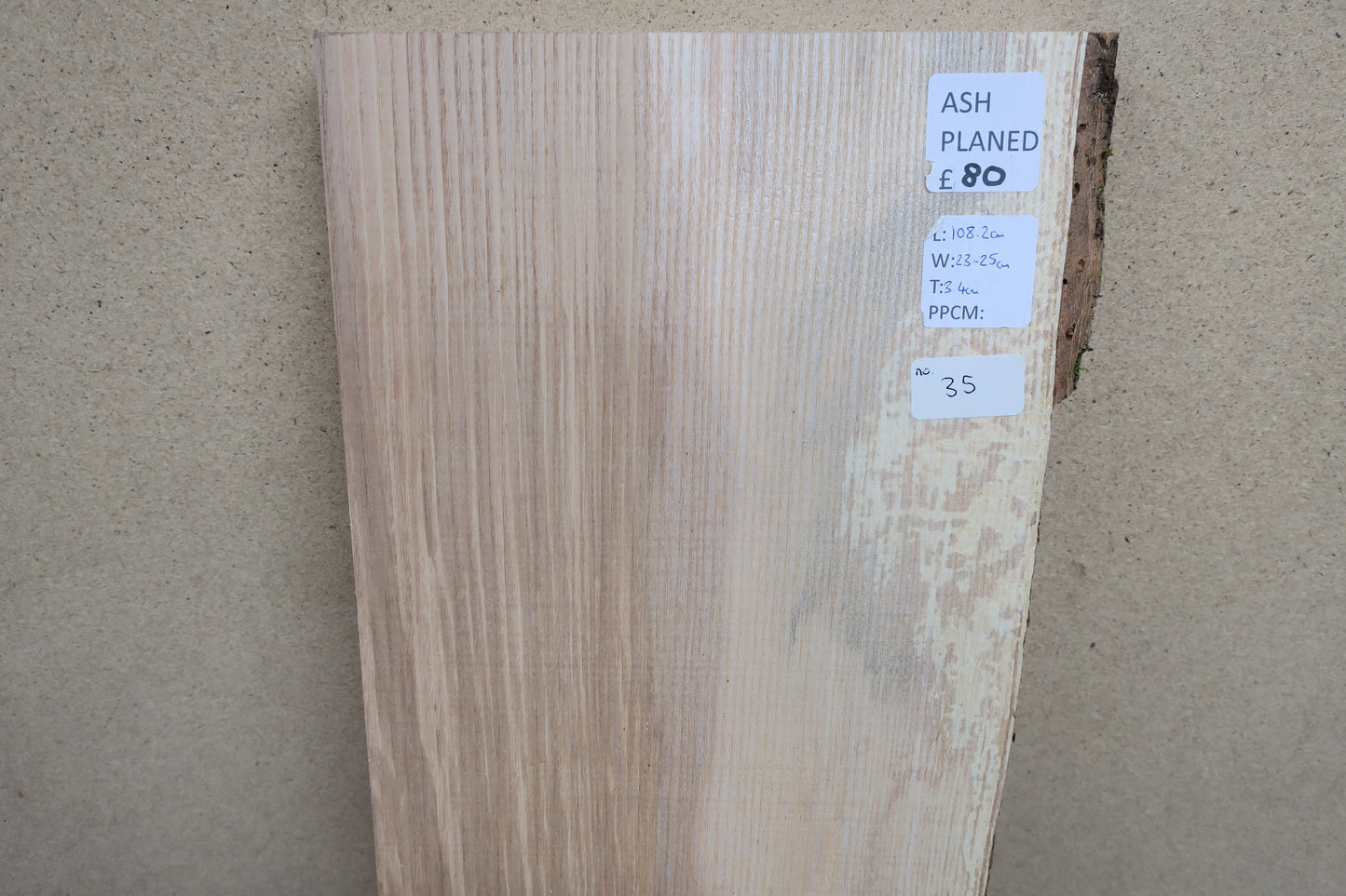 Ash No 35 - 1082x230-250x34mm Planed