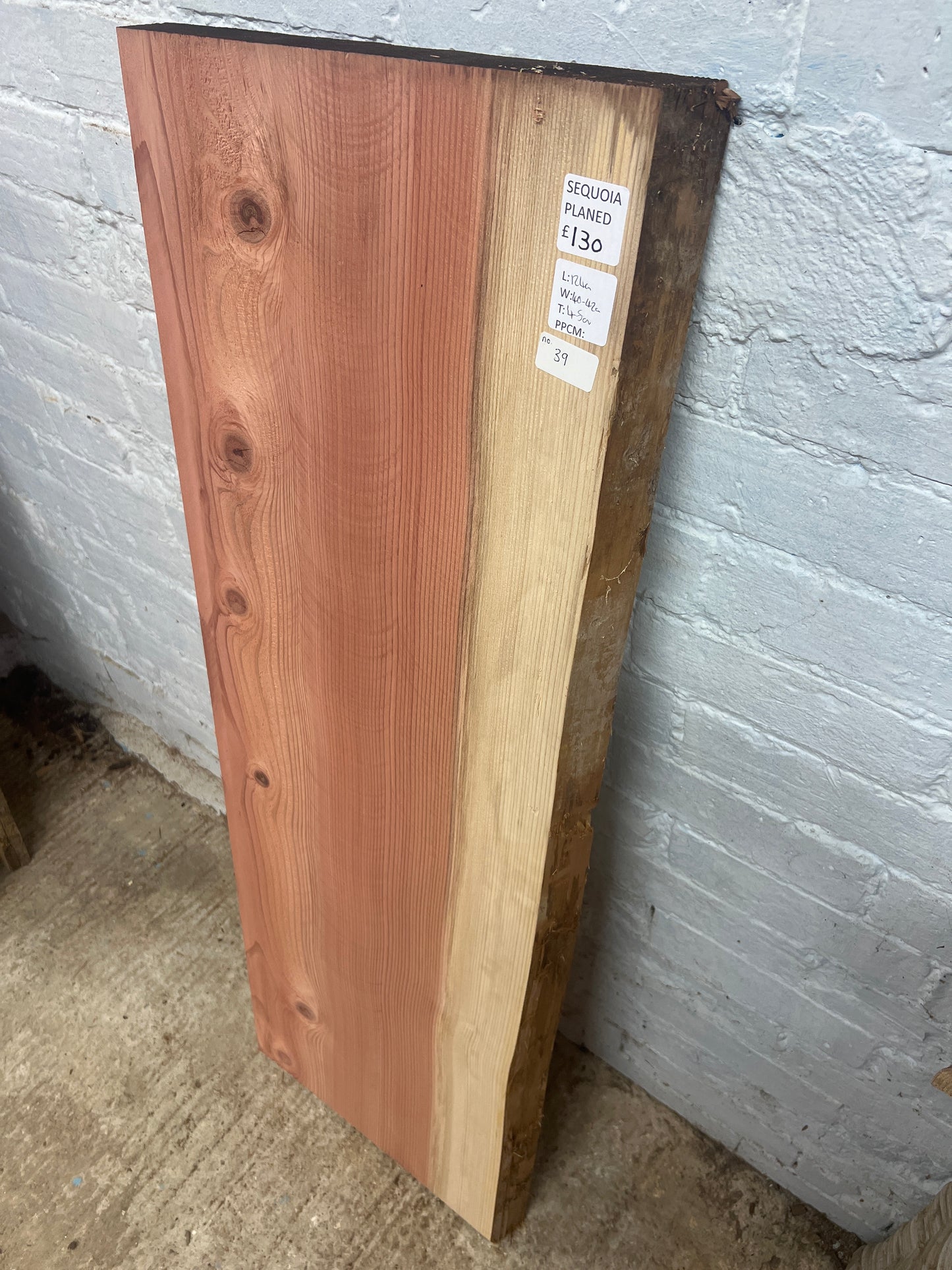 Sequoia No 39 - 1240x400-420x45mm Planed