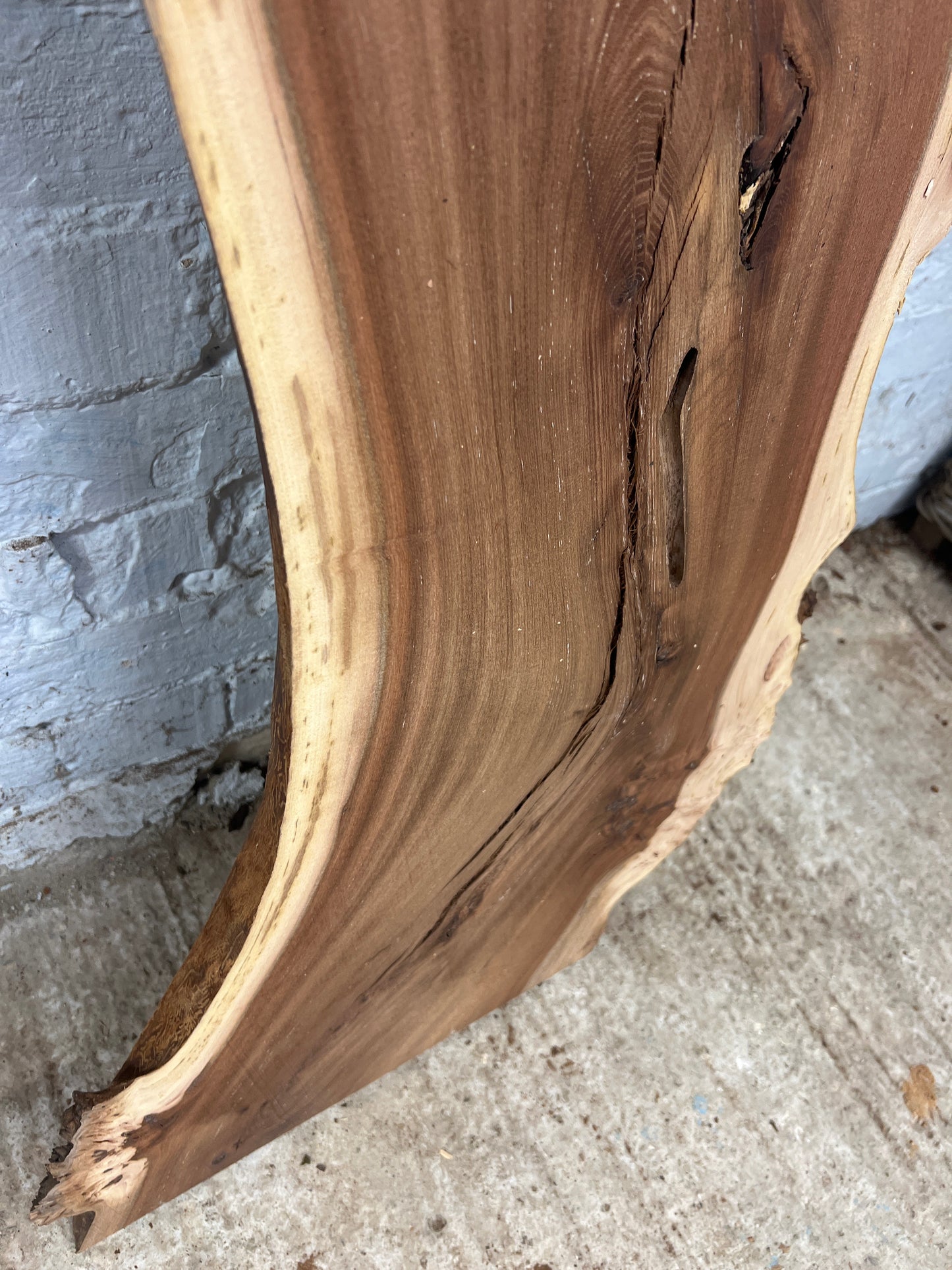 Burr Elm No 223 - 1410x290-400x35mm Planed