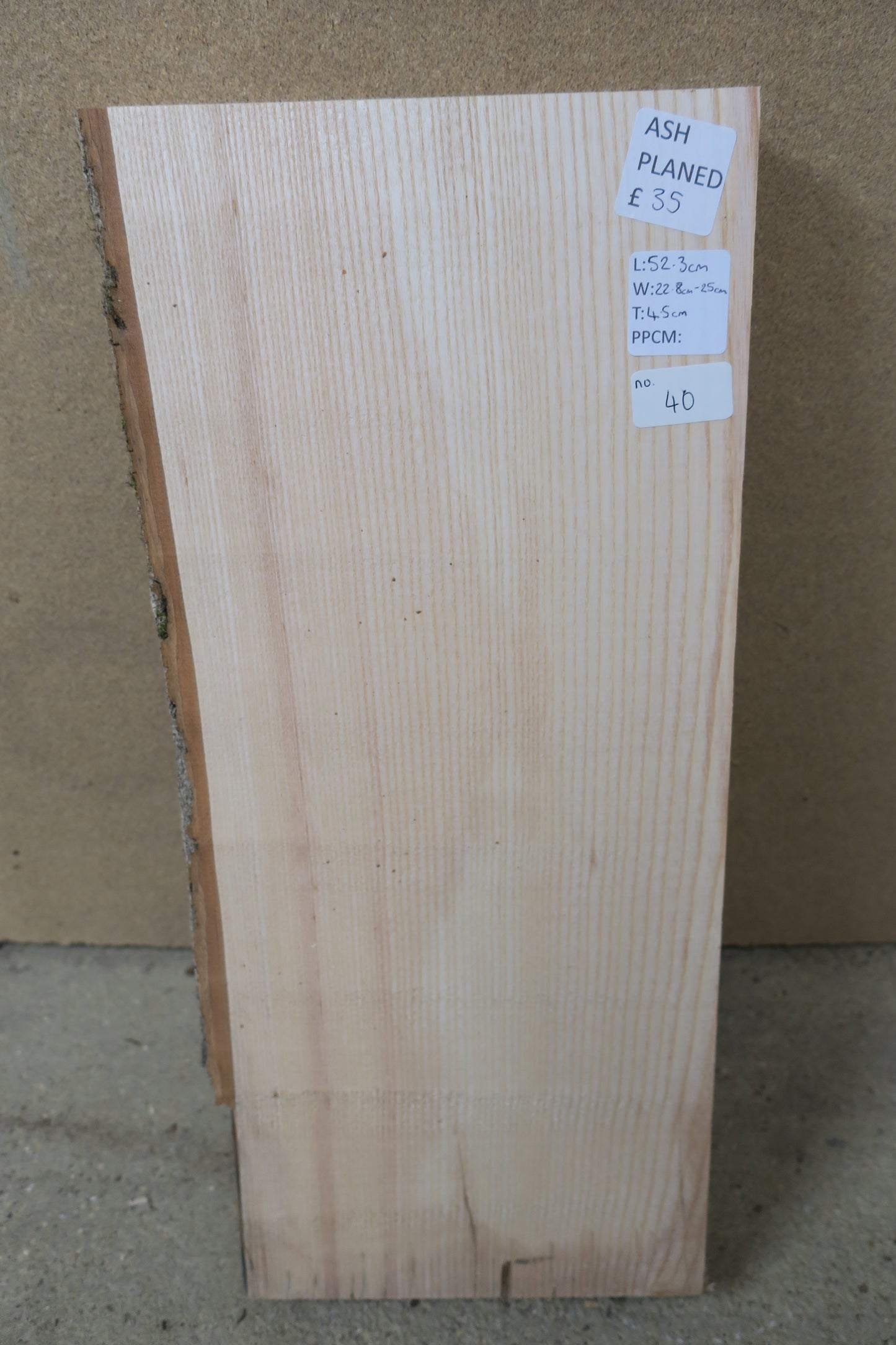 Ash No 40 - 523x228-250x45mm Planed