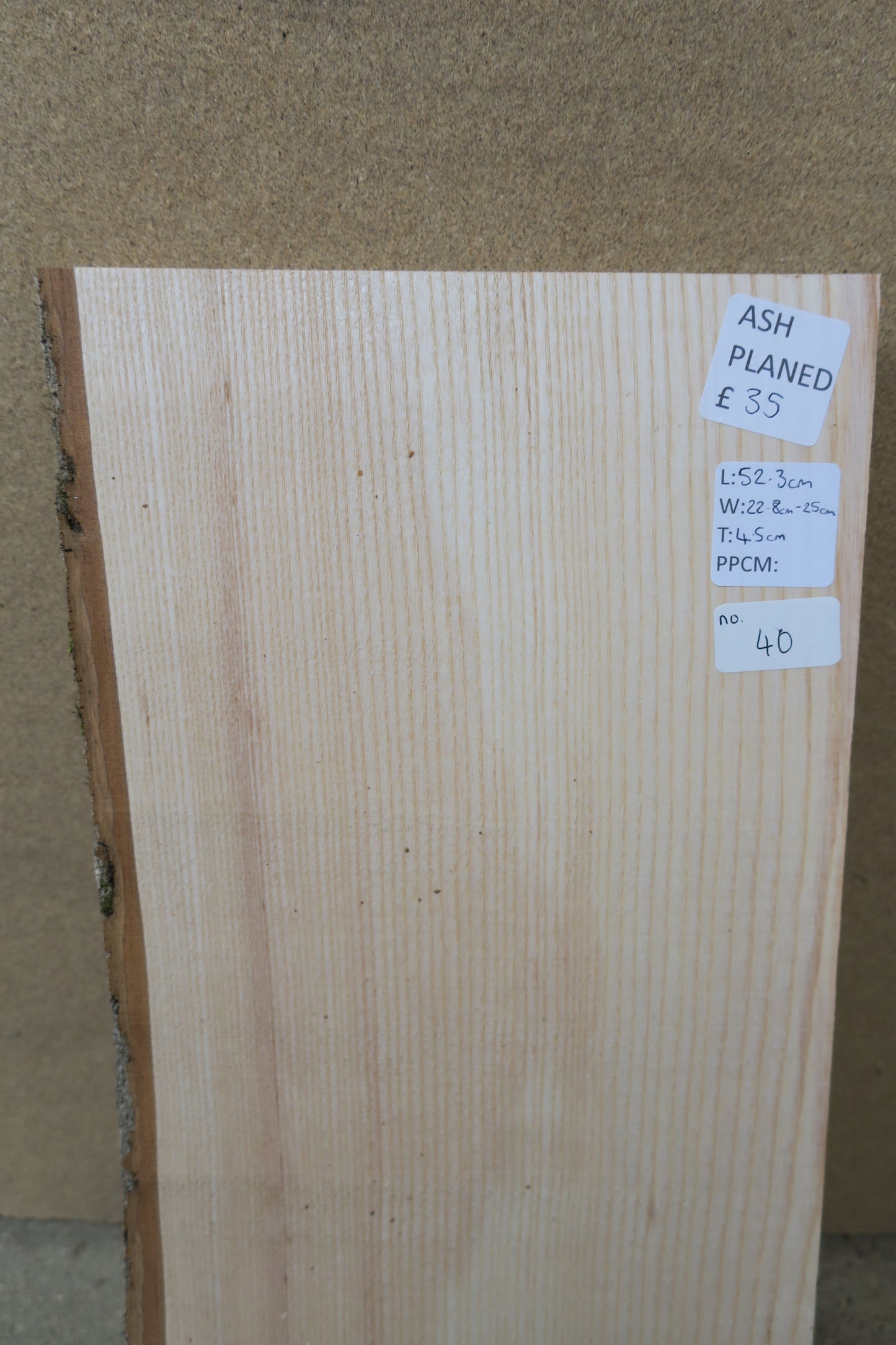 Ash No 40 - 523x228-250x45mm Planed