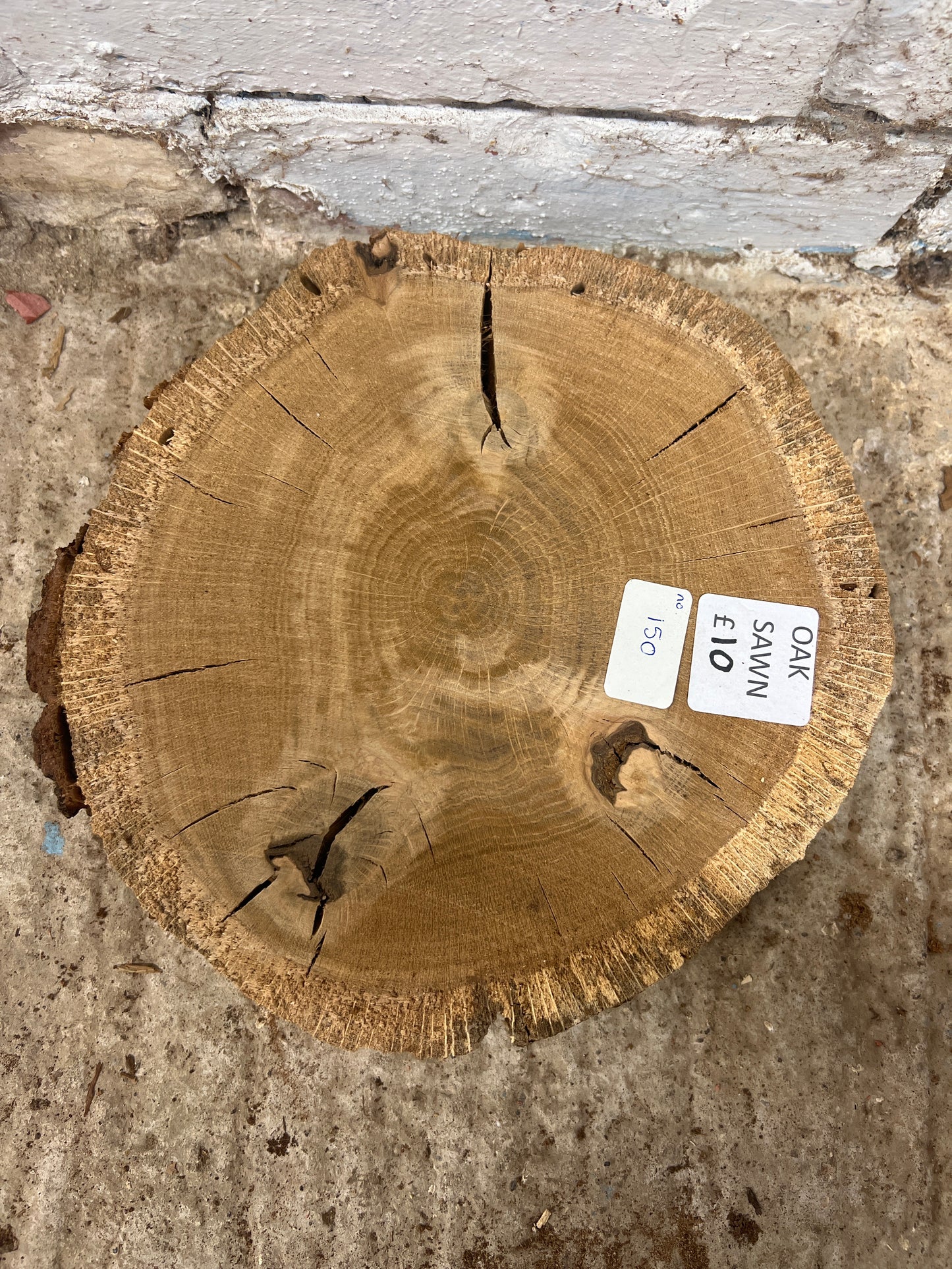 Oak No 150 - 270x250x50mm Sawn