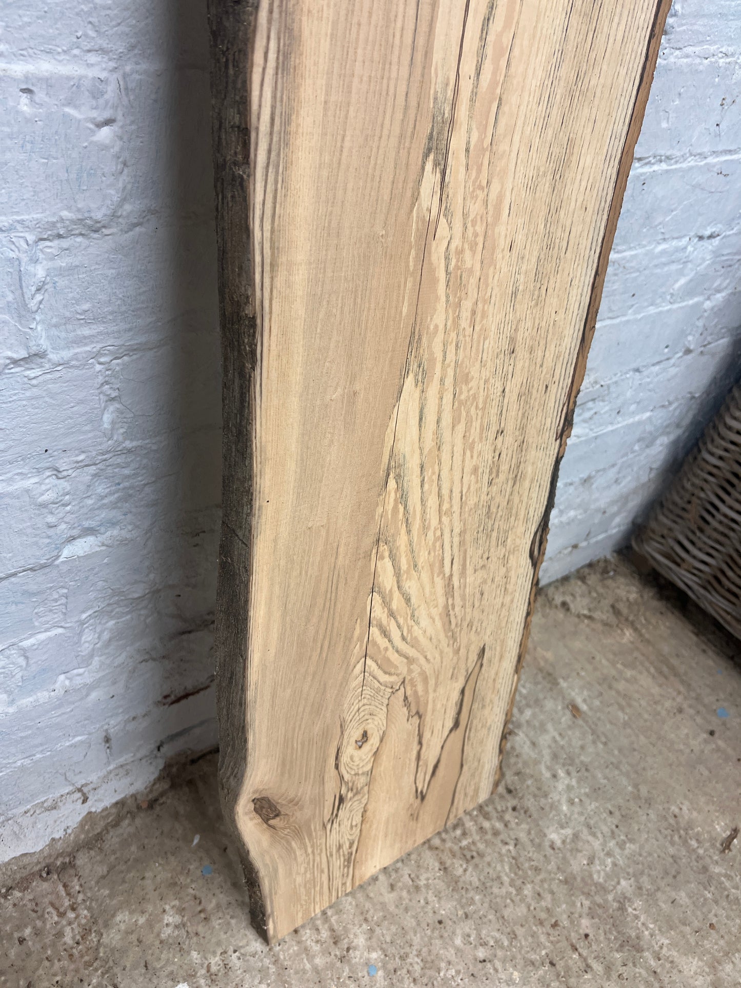 Spalted Ash No 67 - 1062x290-330x30mm Planed