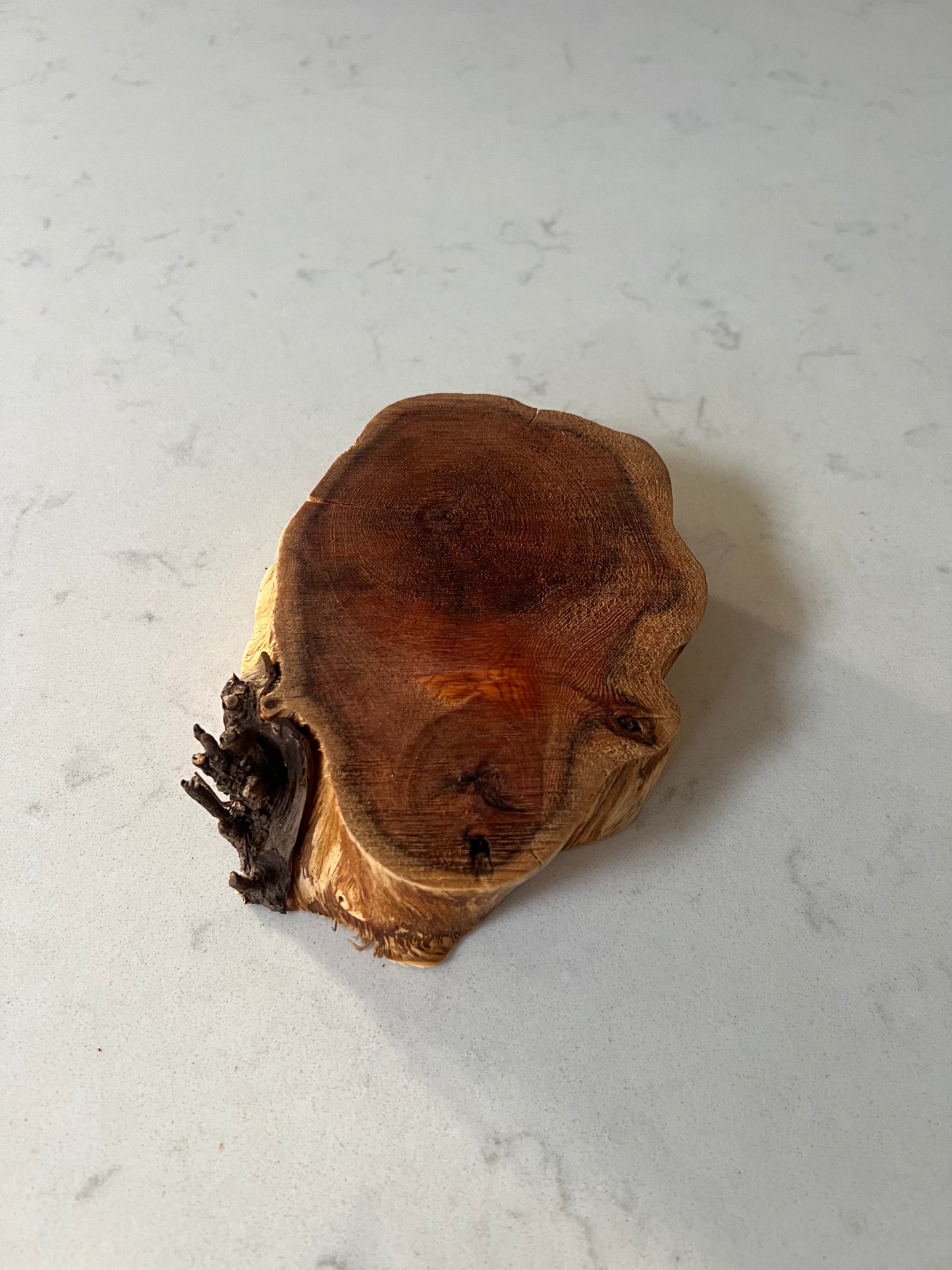 Solid English Yew Hand Made Kitchen table centrepiece Board Natural live edges