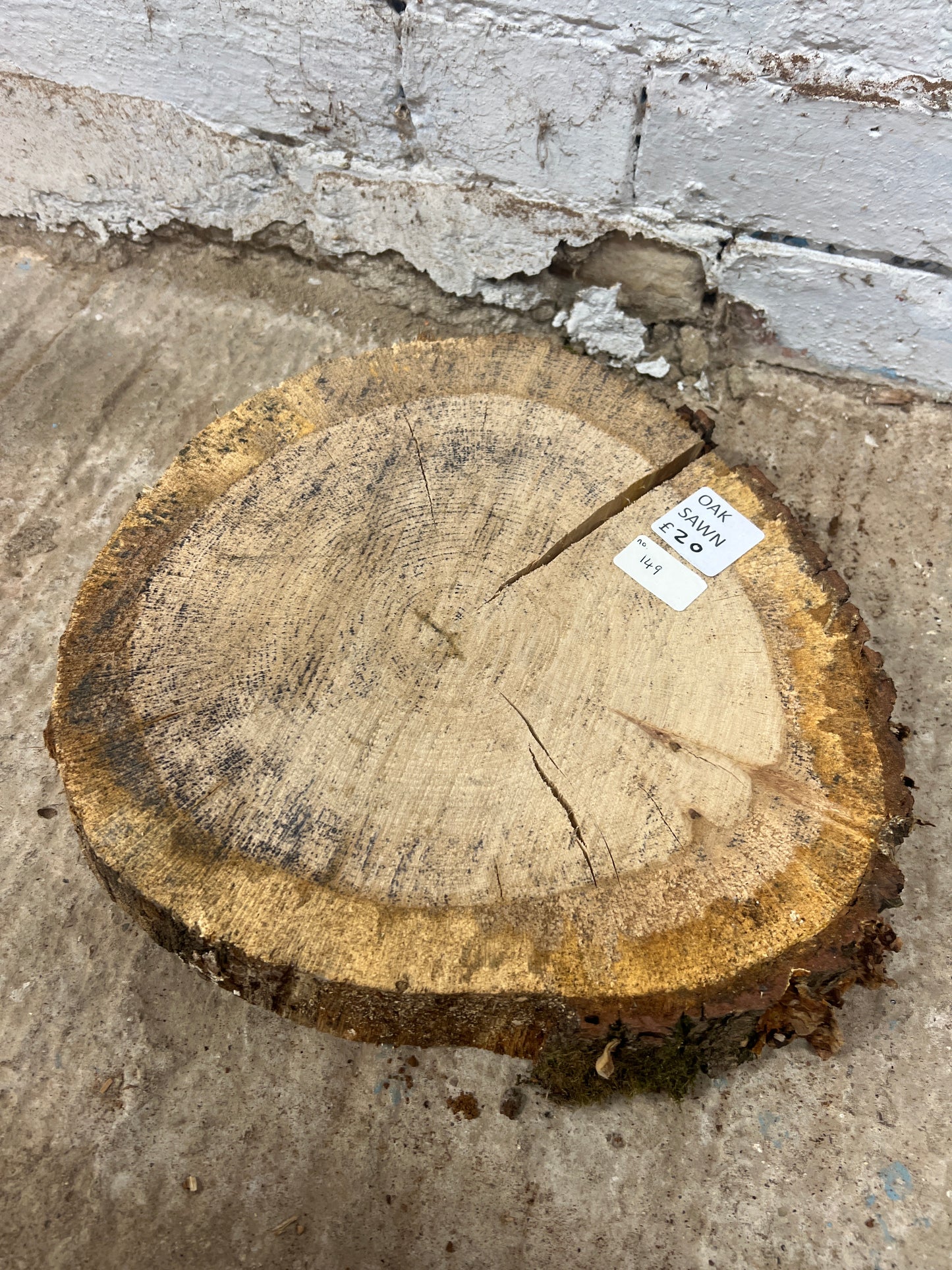 Oak No 149 - 350x320x50mm Sawn