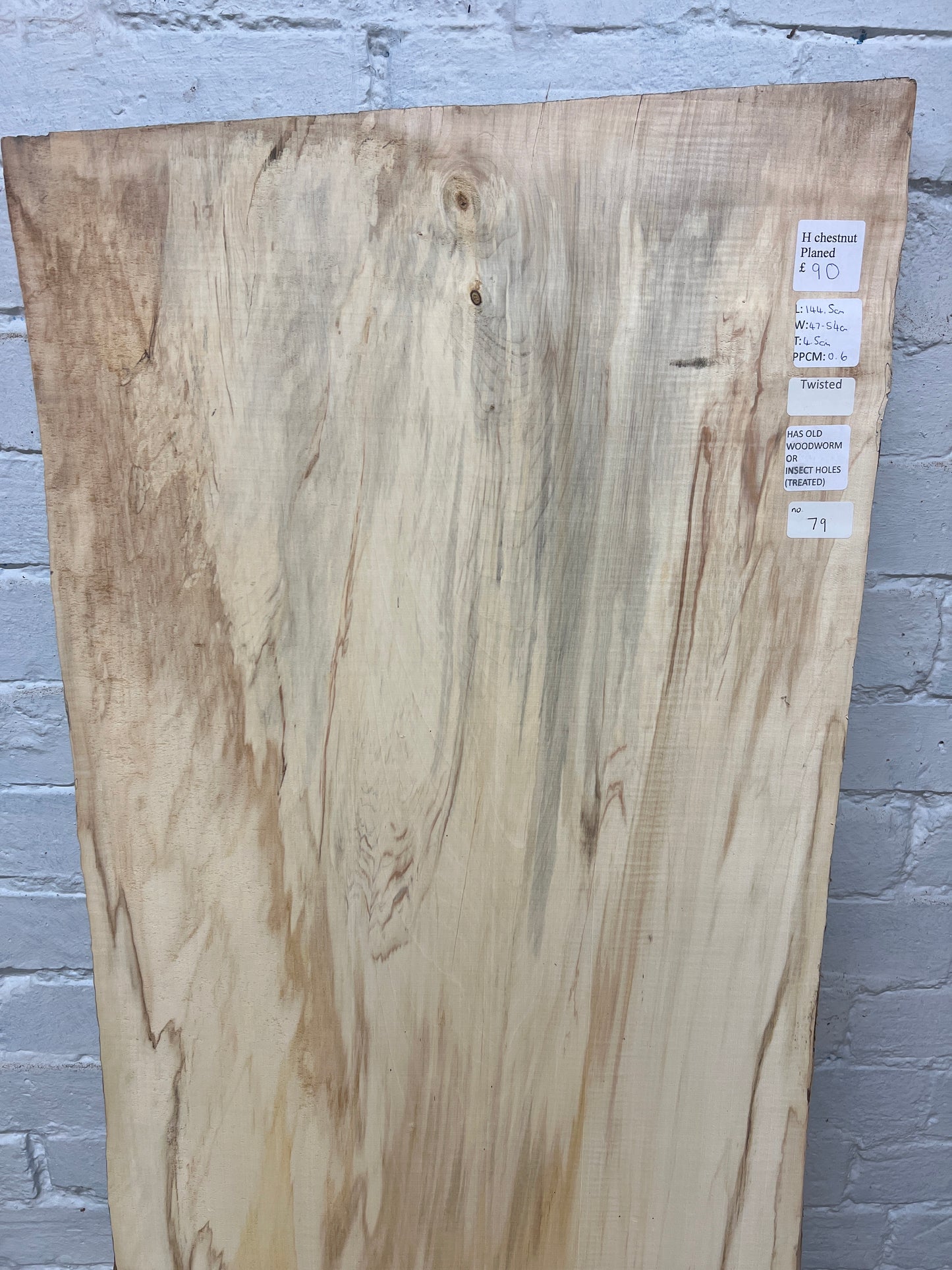 Horse Chestnut No 79 - 1445x470-540x45mm Planed
