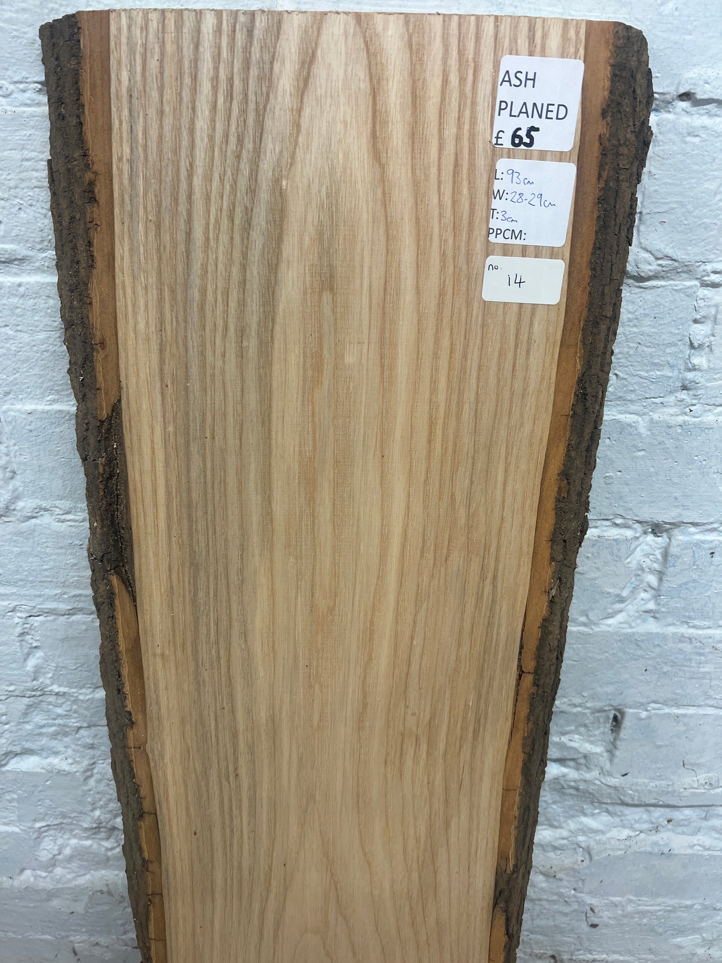 Ash No 14 - 930x280-290x30mm Planed