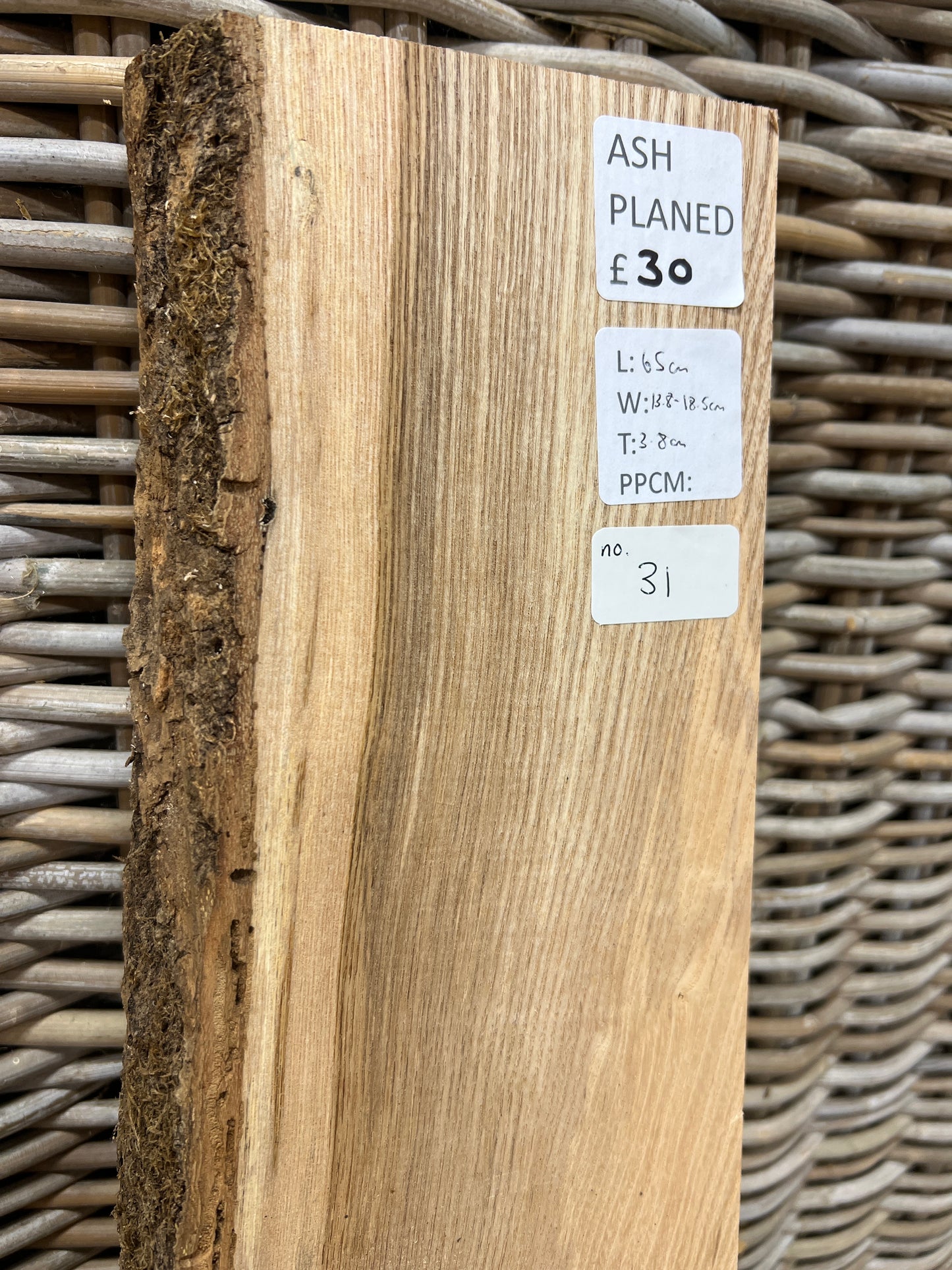 Ash No 31 - 650x138-185x38mm Planed