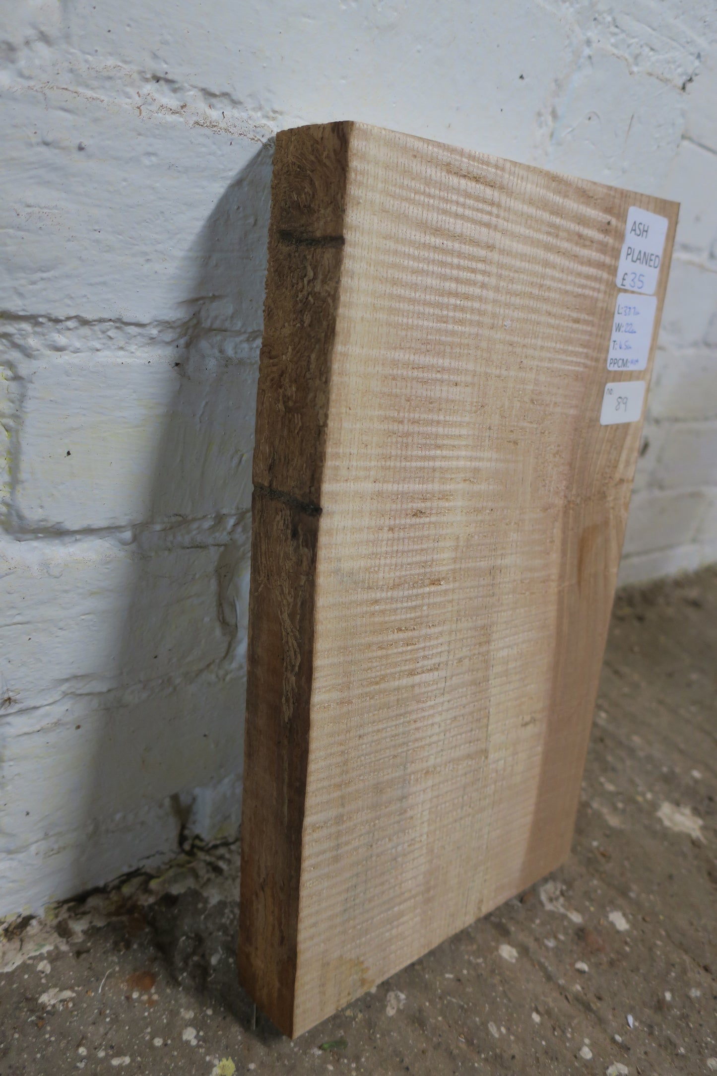 Ash No 89- 387x220x45mm Planed