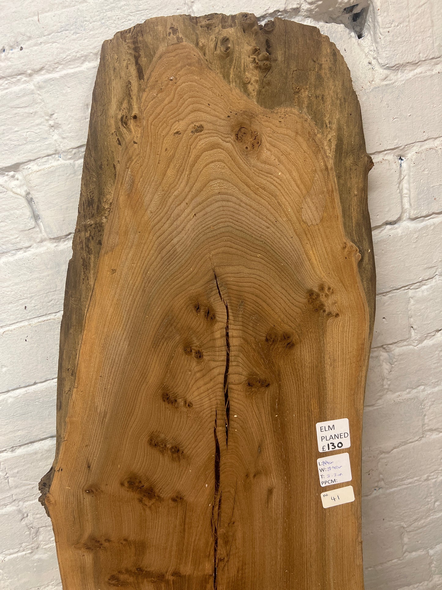 Elm No 41 - 1440x280-400x33mm Planed