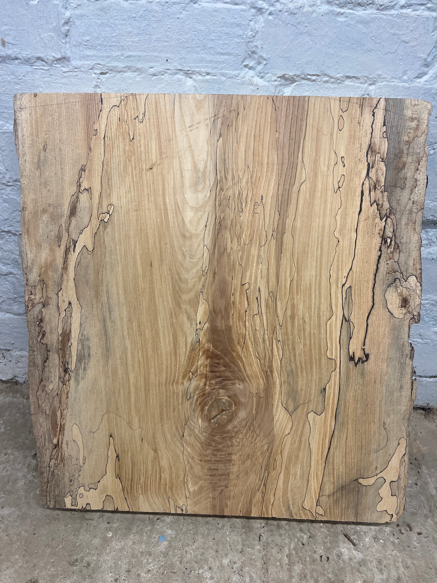 Spalted Beech No 8 - 570x500-520x50mm Planed
