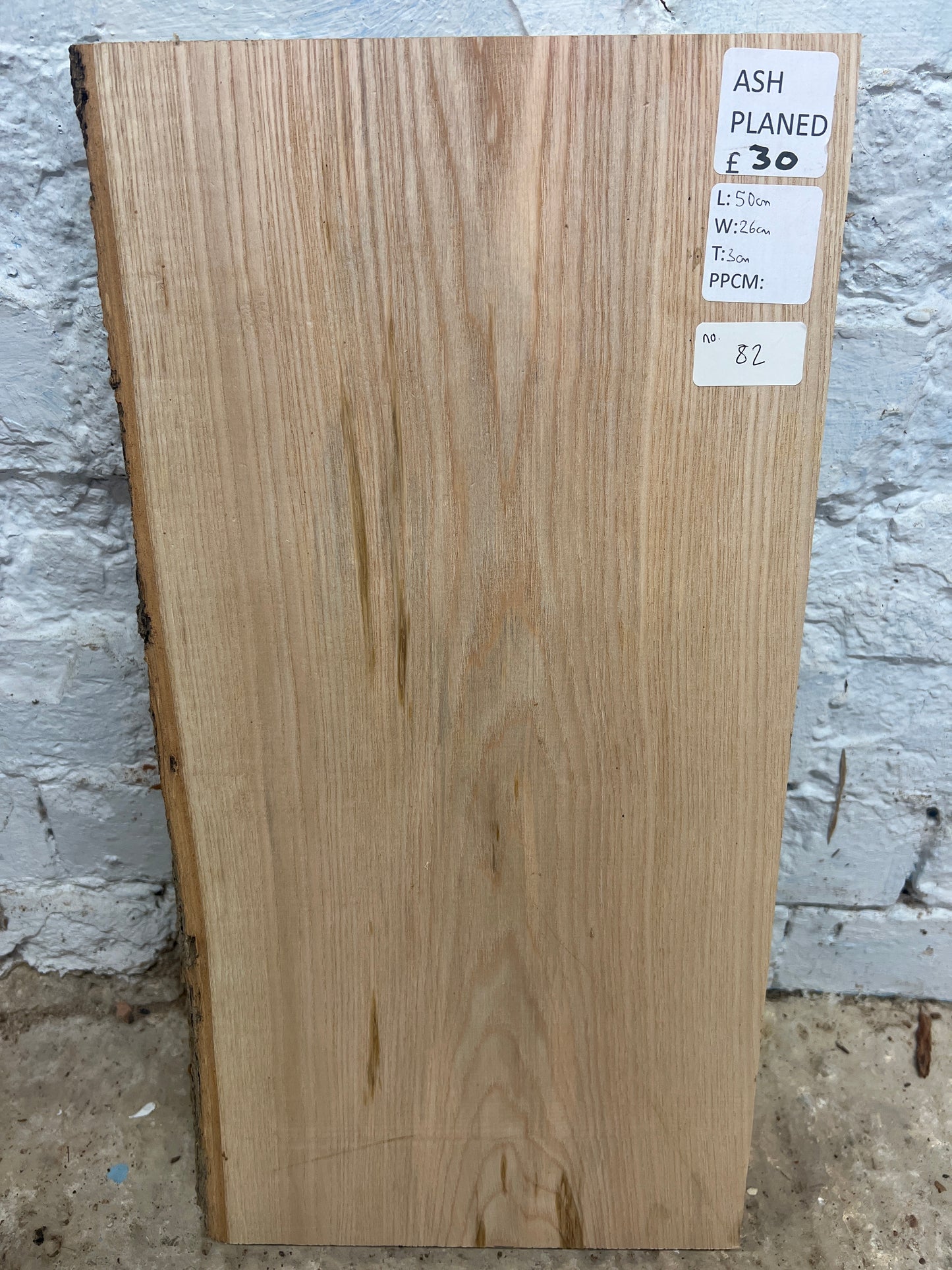 Ash No 82 - 500x260x30mm Planed