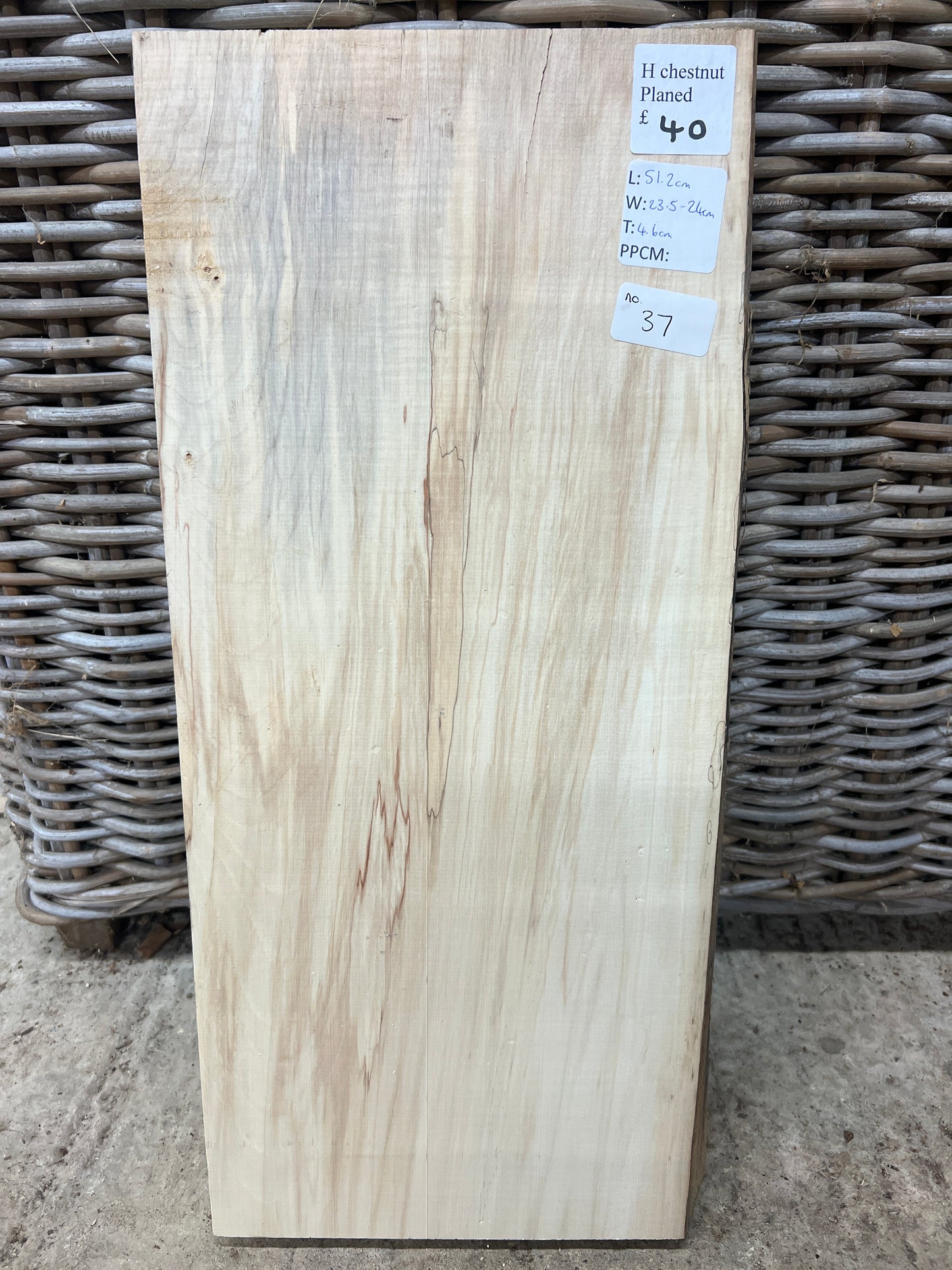Horse Chestnut No 37 - 512x235-240x46mm Planed