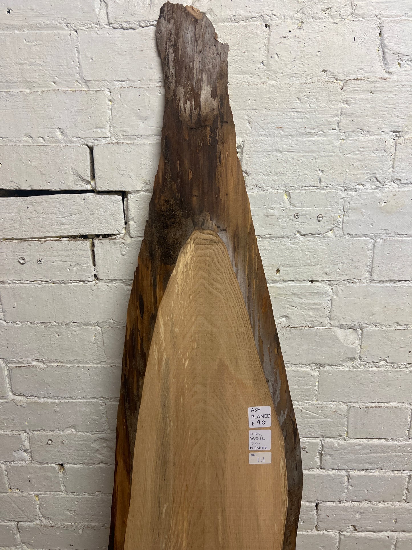 Ash No 111 - 1600x220-390x26mm Planed