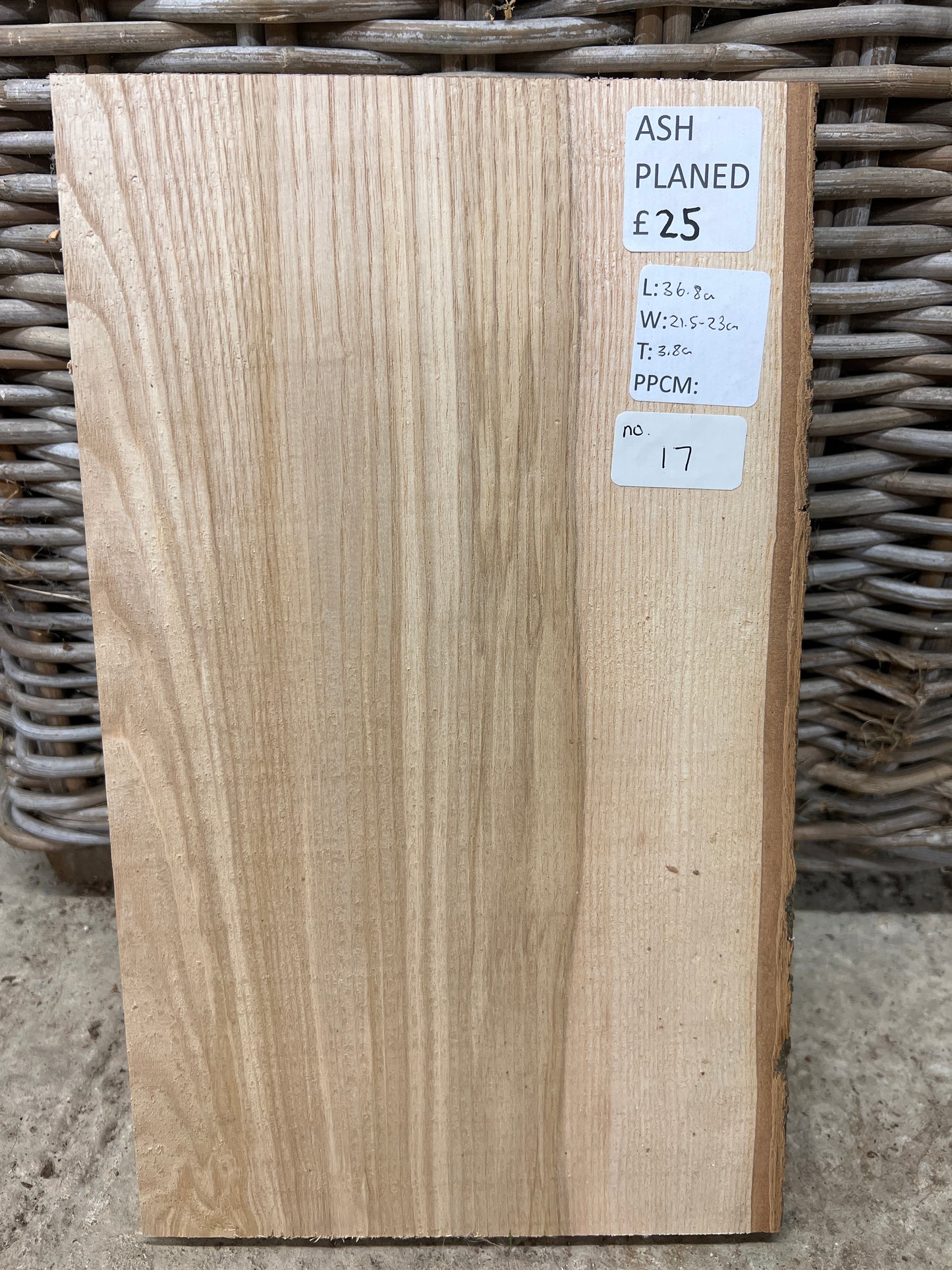 Ash No 17 - 368x215-230x38mm Planed