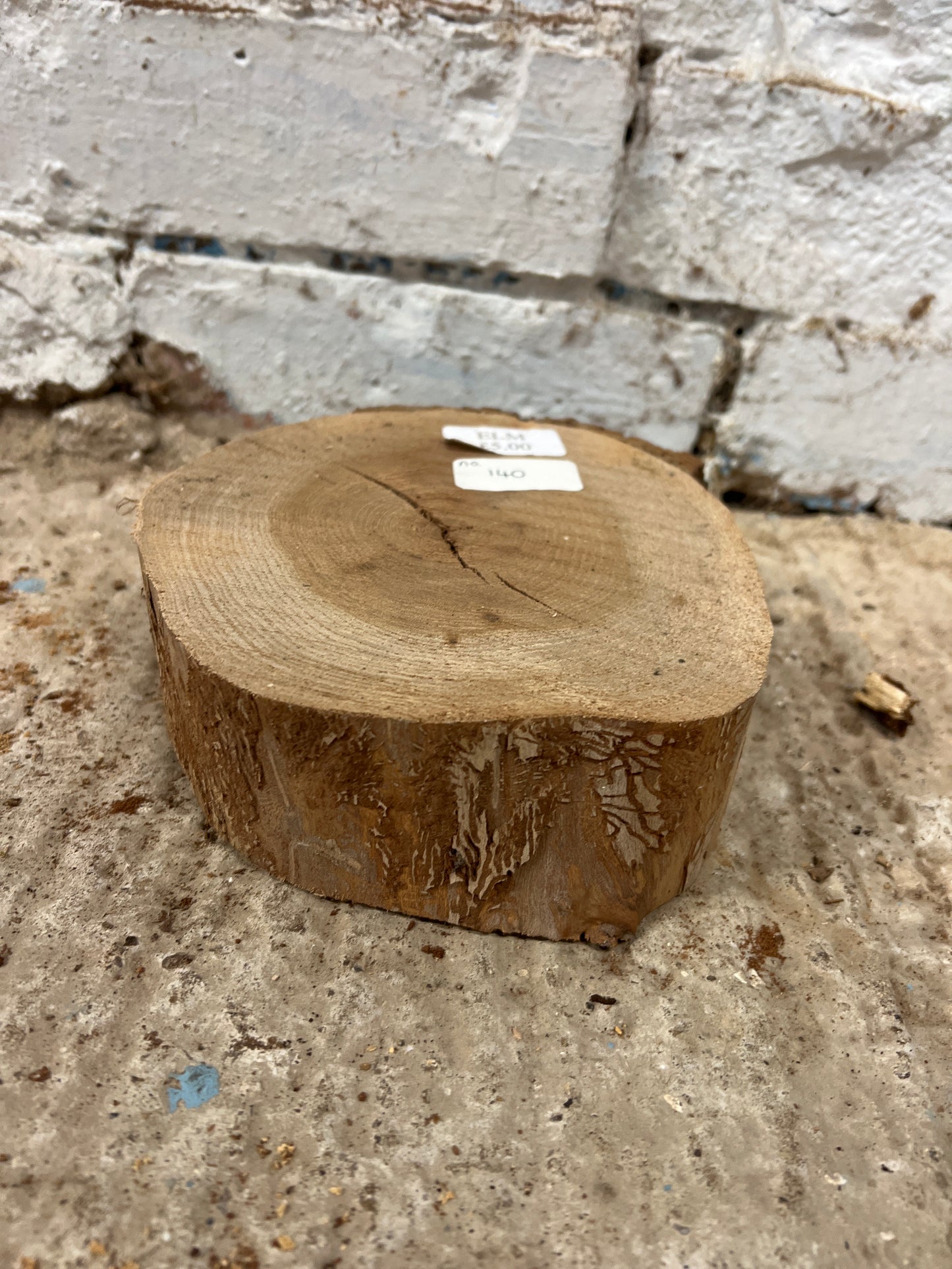 Elm No 140 - 160x180x55mm Sawn