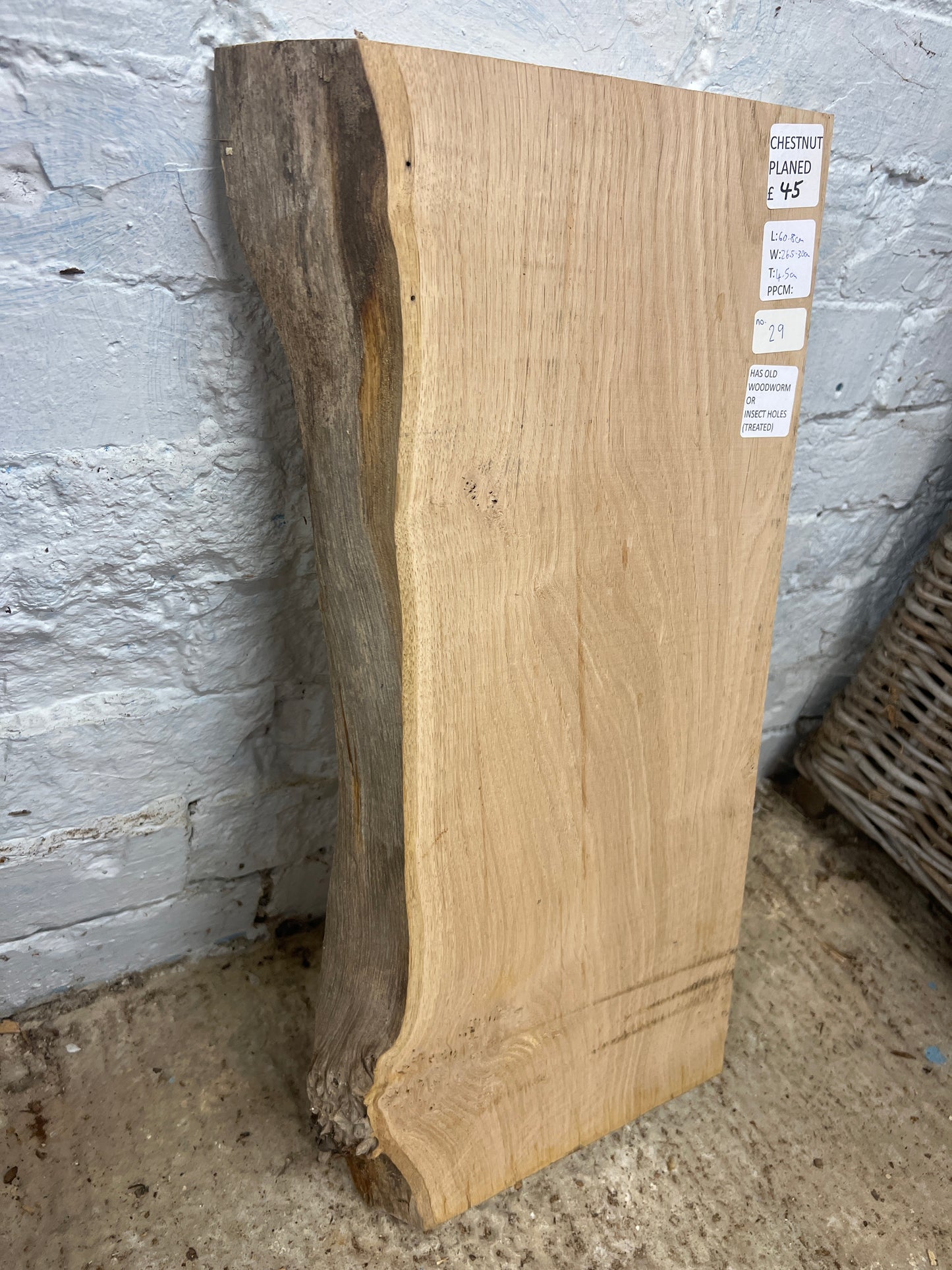 Chestnut No 29 - 608x265-300x45mm Planed