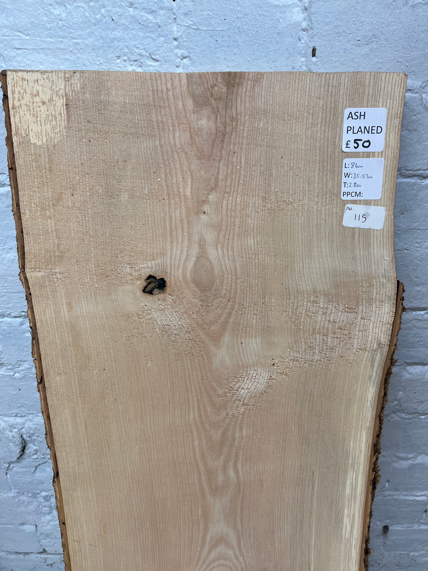 Ash No 115 - 860x350-370x28mm Planed
