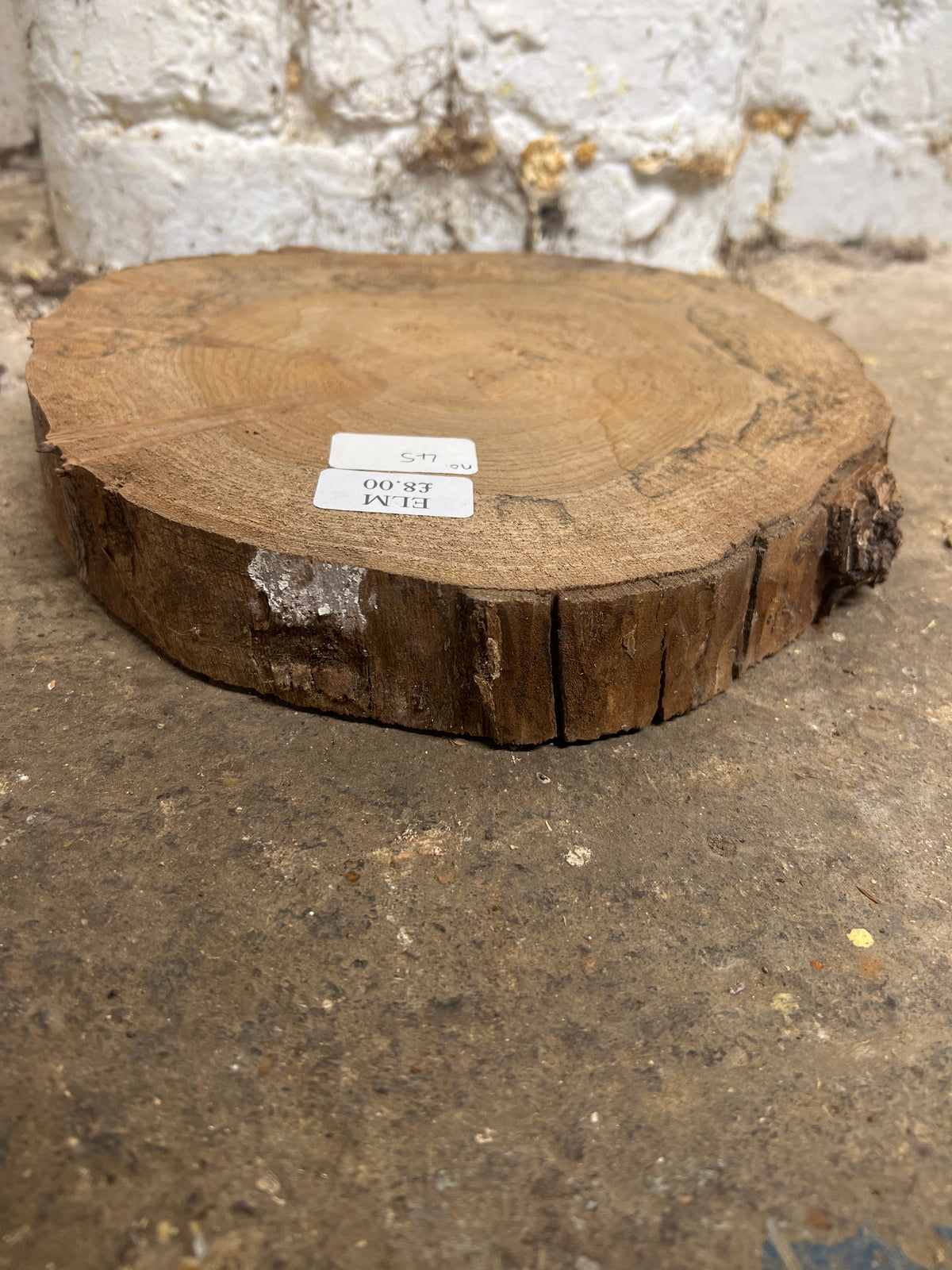 Elm No 45 - 260x280x40mm Sawn