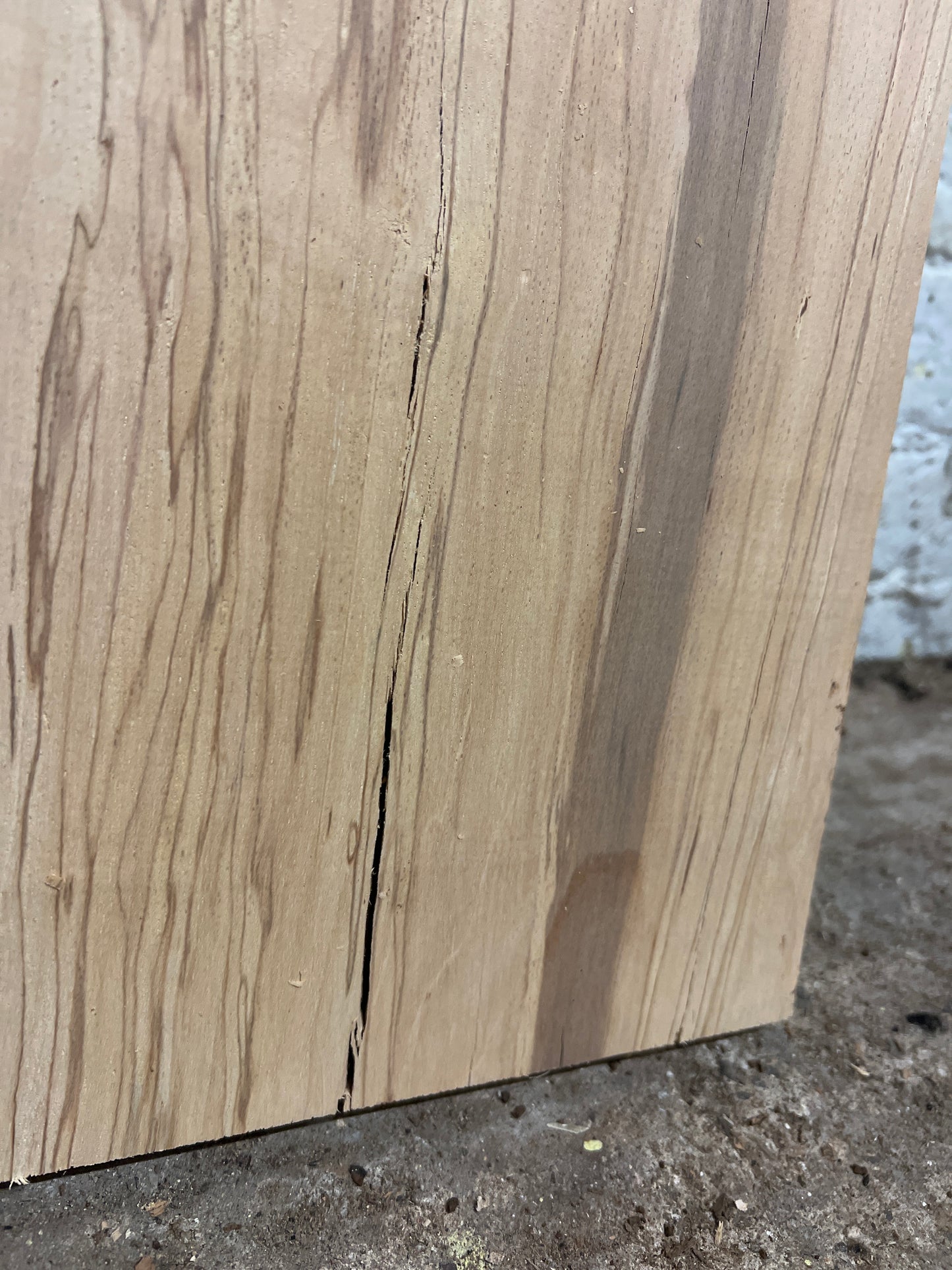 Spalted Beech No 110 - 710x395-460x40mm Planed