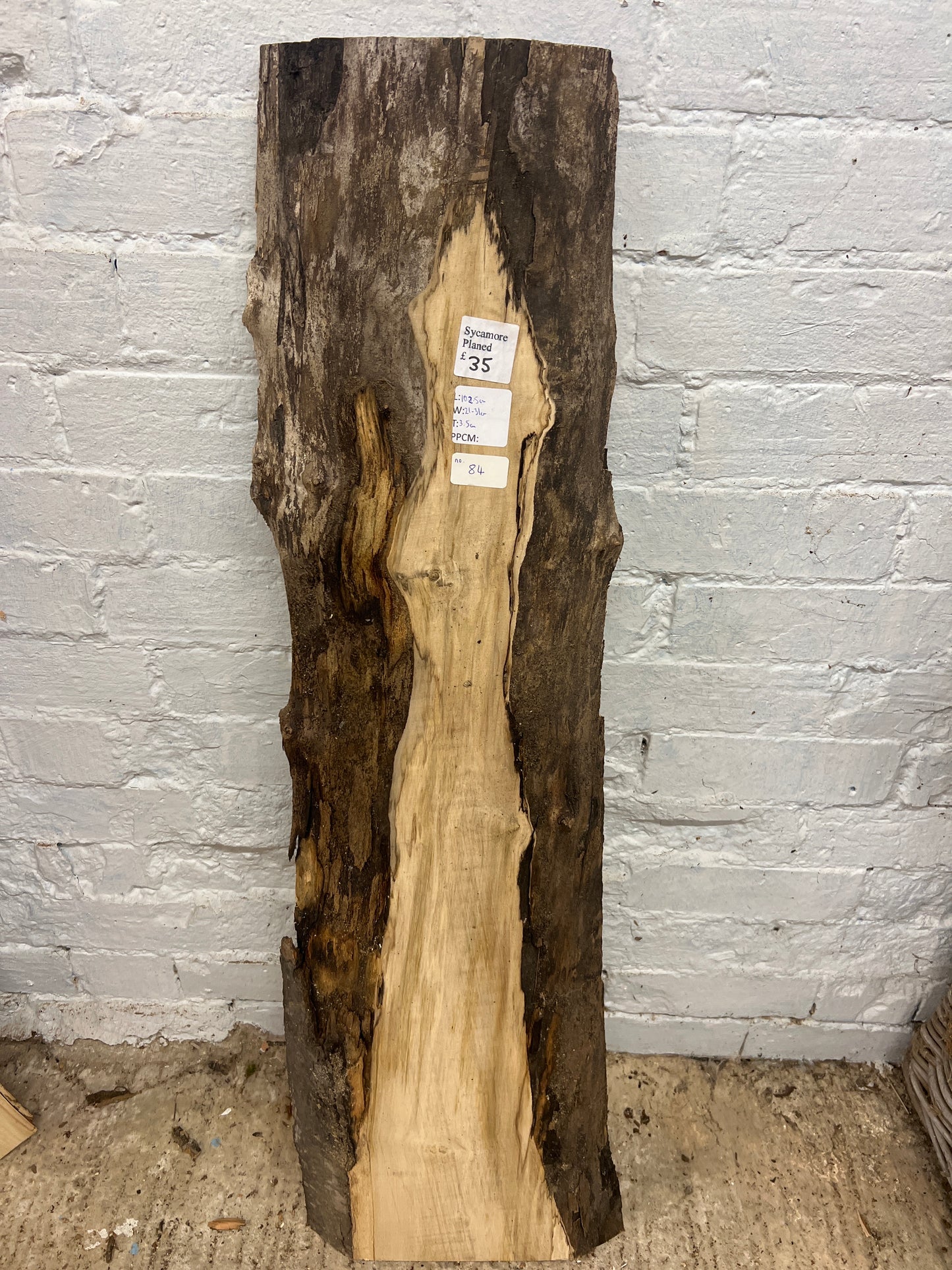 Sycamore No 84 - 1025x210-310x35mm Planed