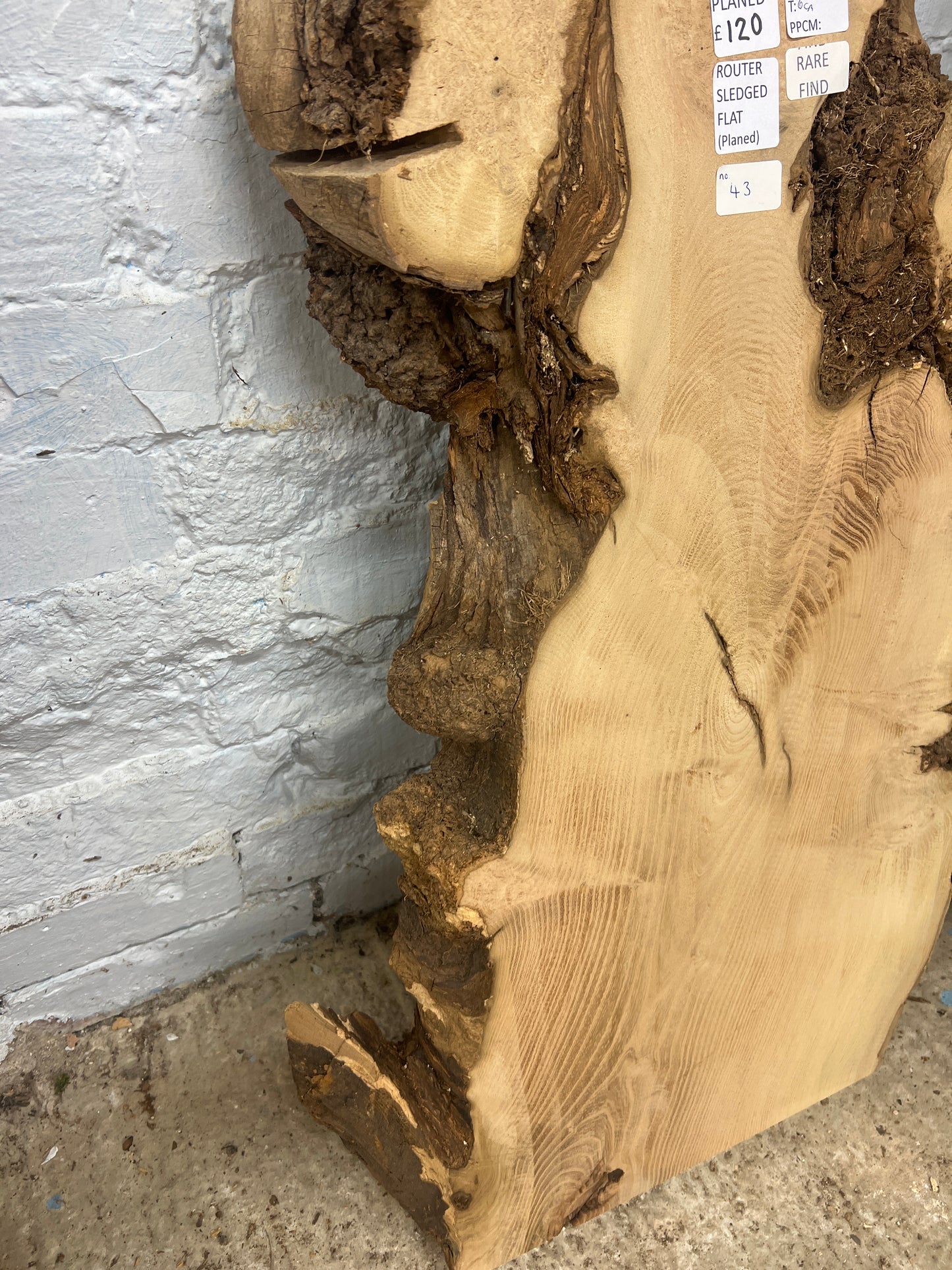 Chestnut No 43 - 795x320-460x60mm Planed