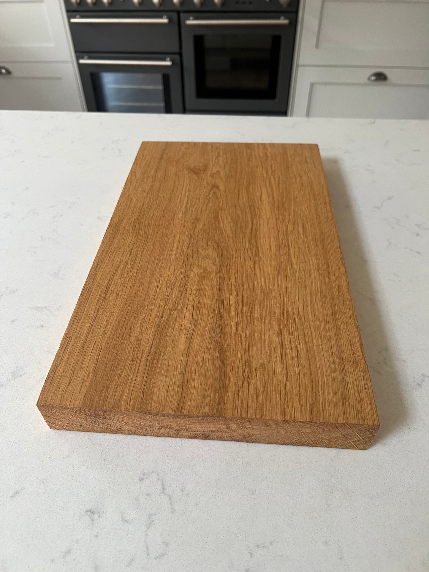 Medium Solid English Oak Hand Made Kitchen Chopping Serving Cheese Board Natural