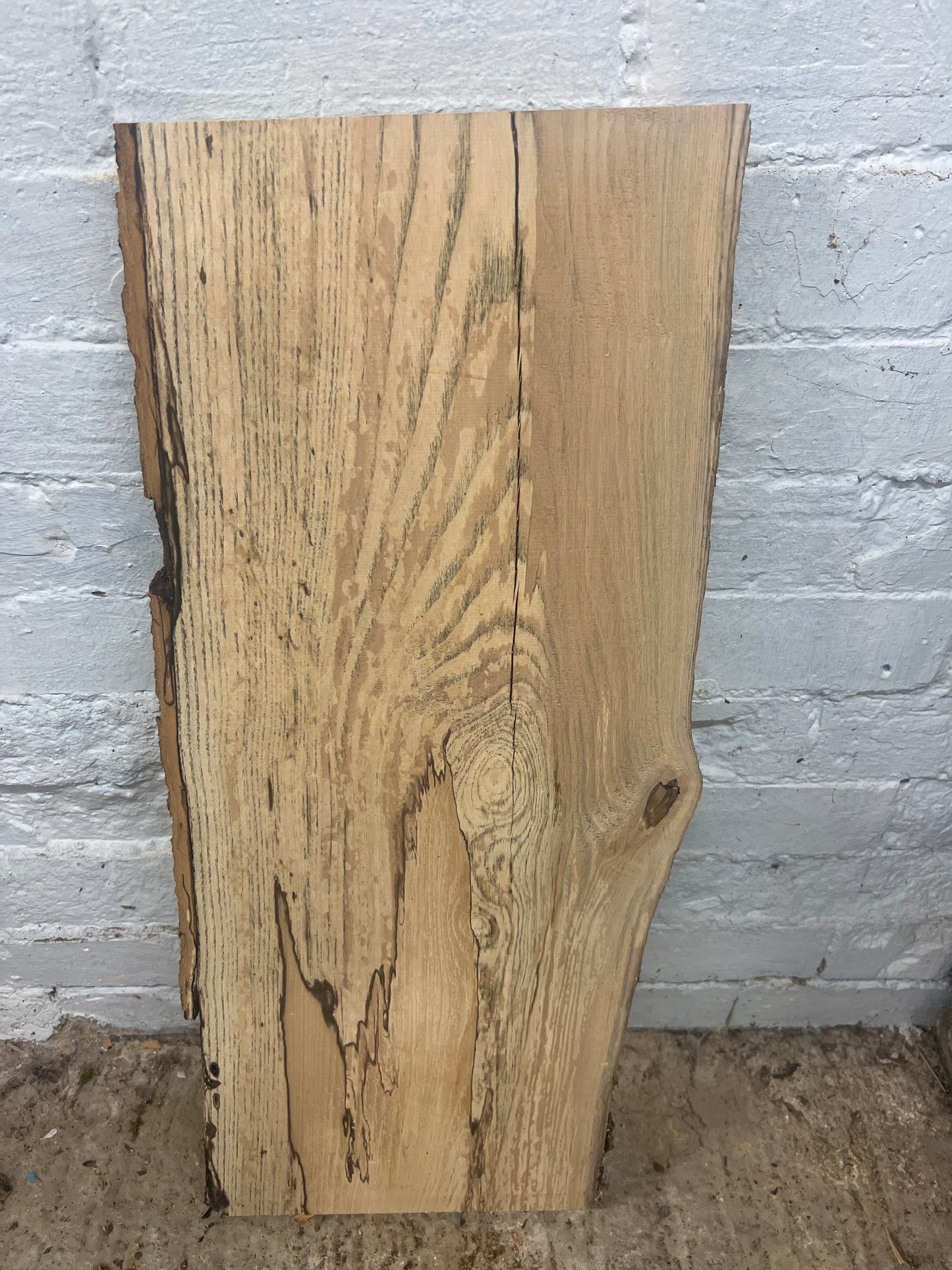 Spalted Ash No 67 - 750x270-310x27mm Planed