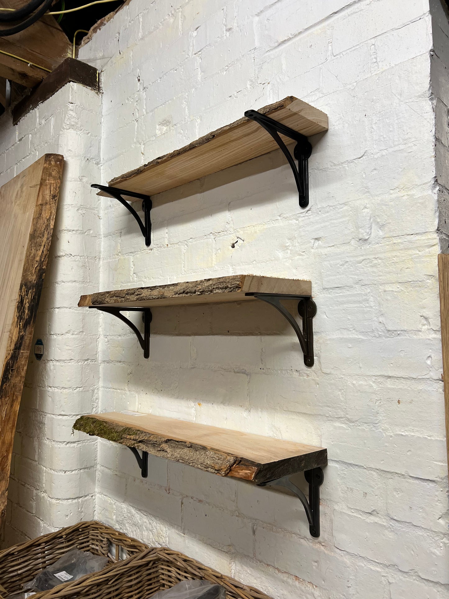 PEWTER GREY Premium Cast Iron Shelf Bracket