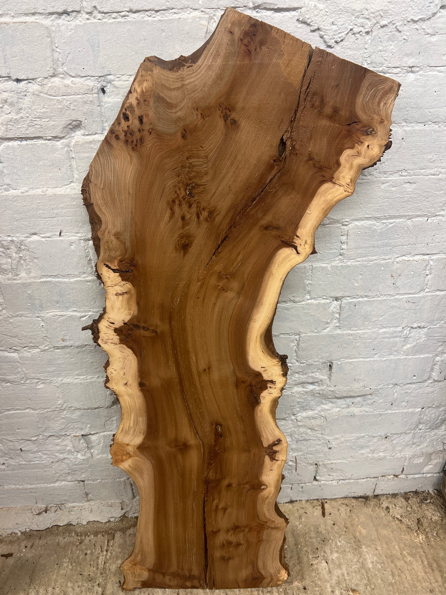 Burr Elm No 134 - 1150x280-370x30mm Planed