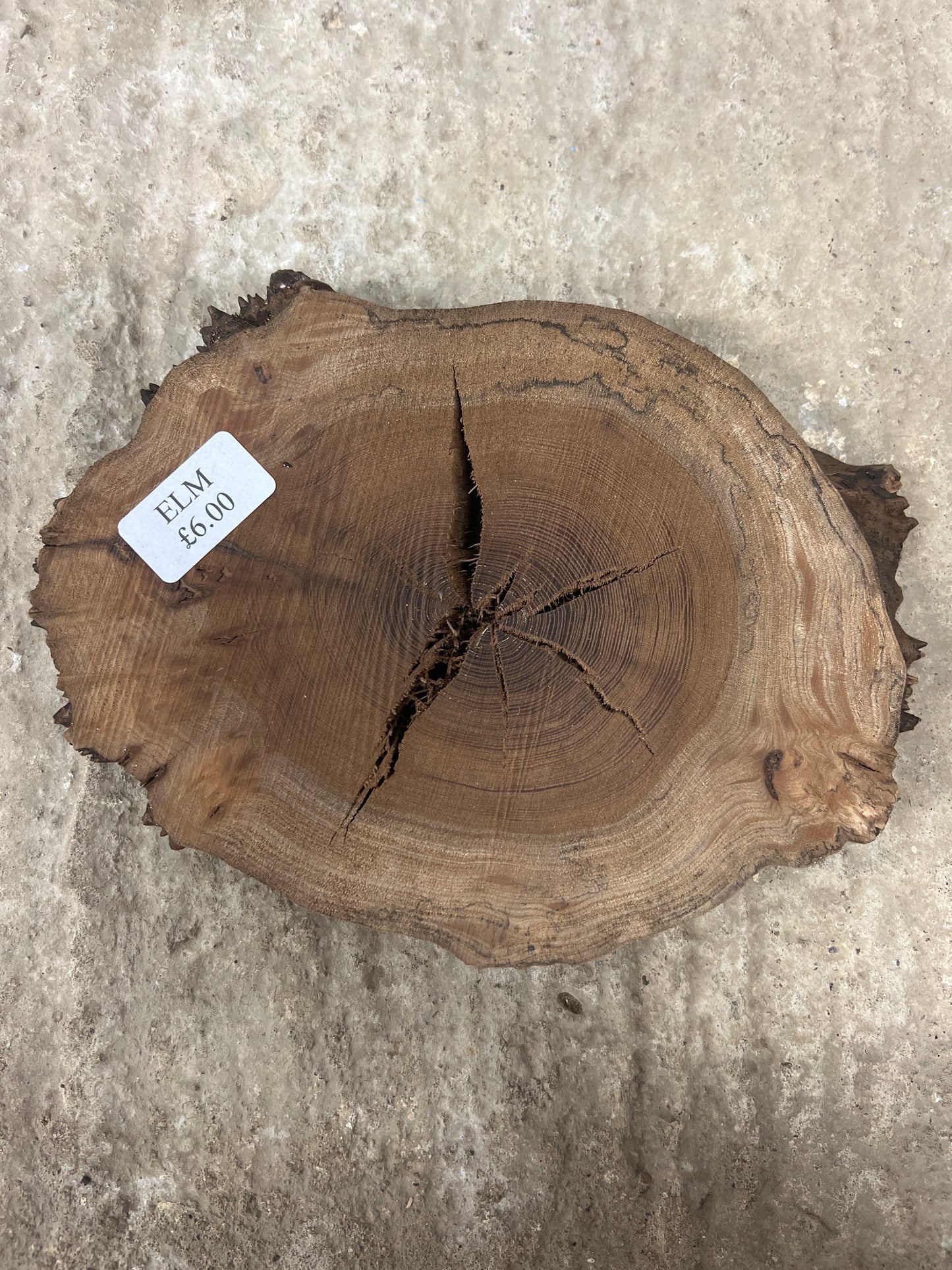 Burr Elm Rounds - 220x170x30mm Sawn