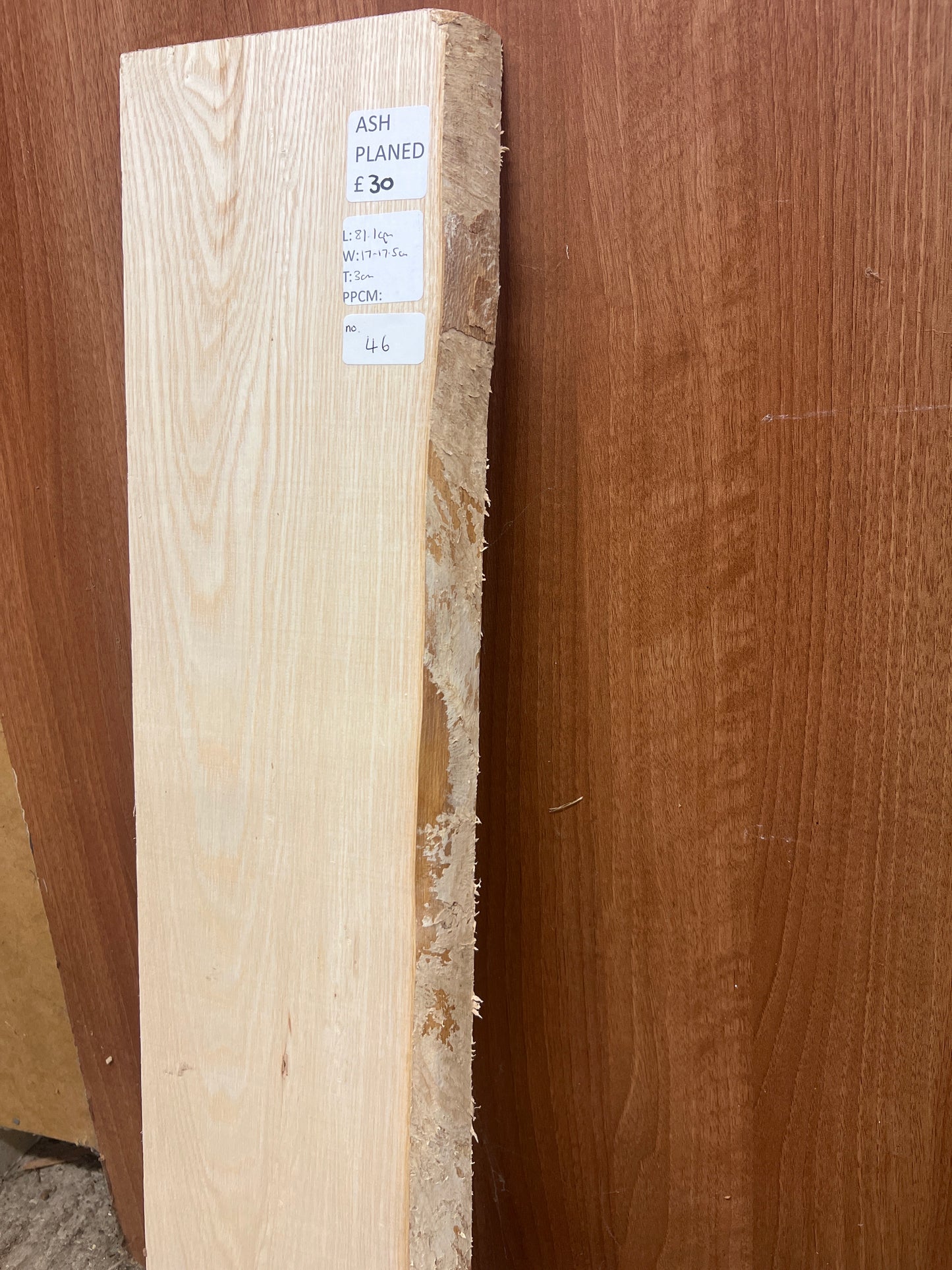 Ash No 46 - 811x170-175x30mm Planed