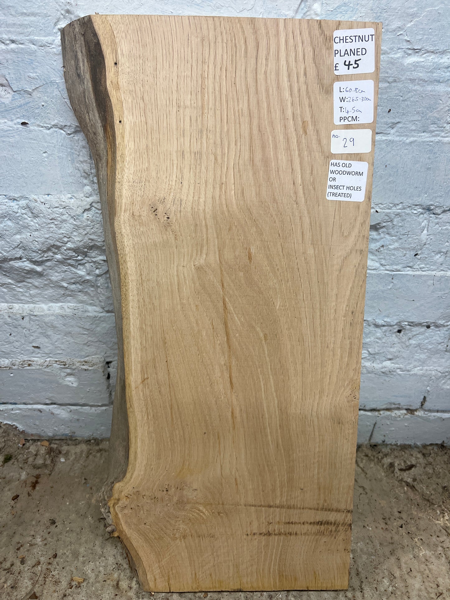 Chestnut No 29 - 608x265-300x45mm Planed