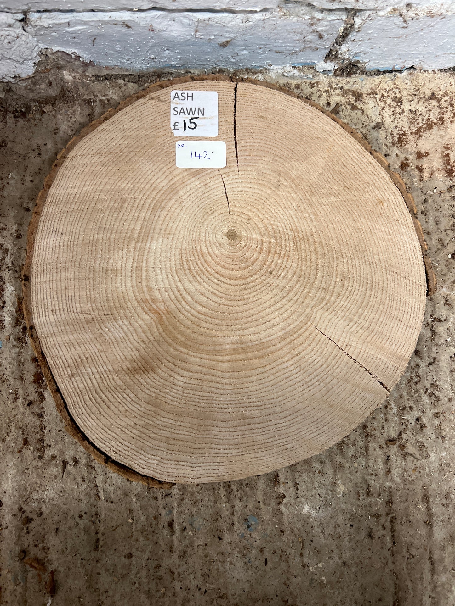 Ash No 142 - 300x300x45mm Sawn
