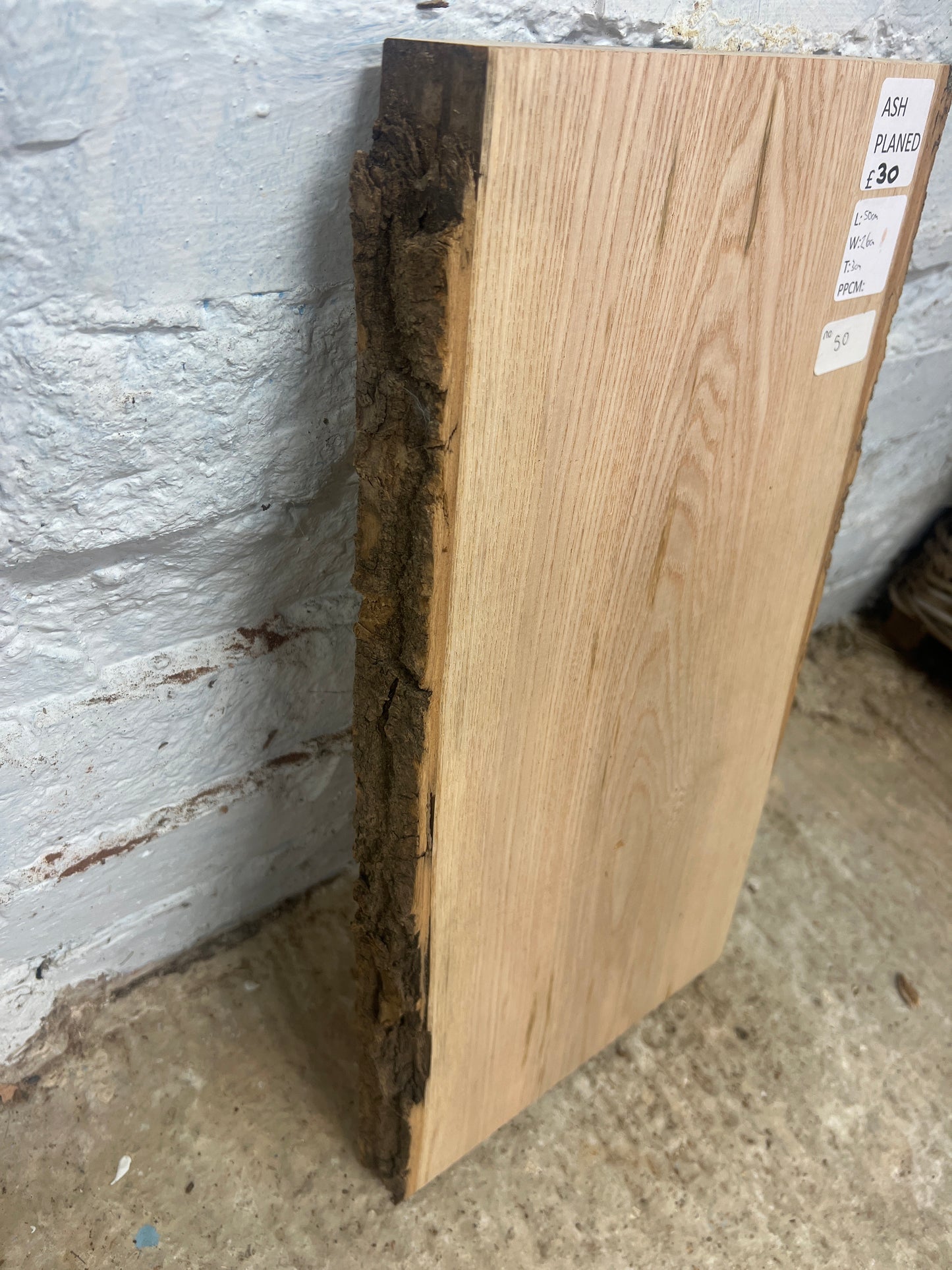 Ash No 50 - 500x260x30mm Planed