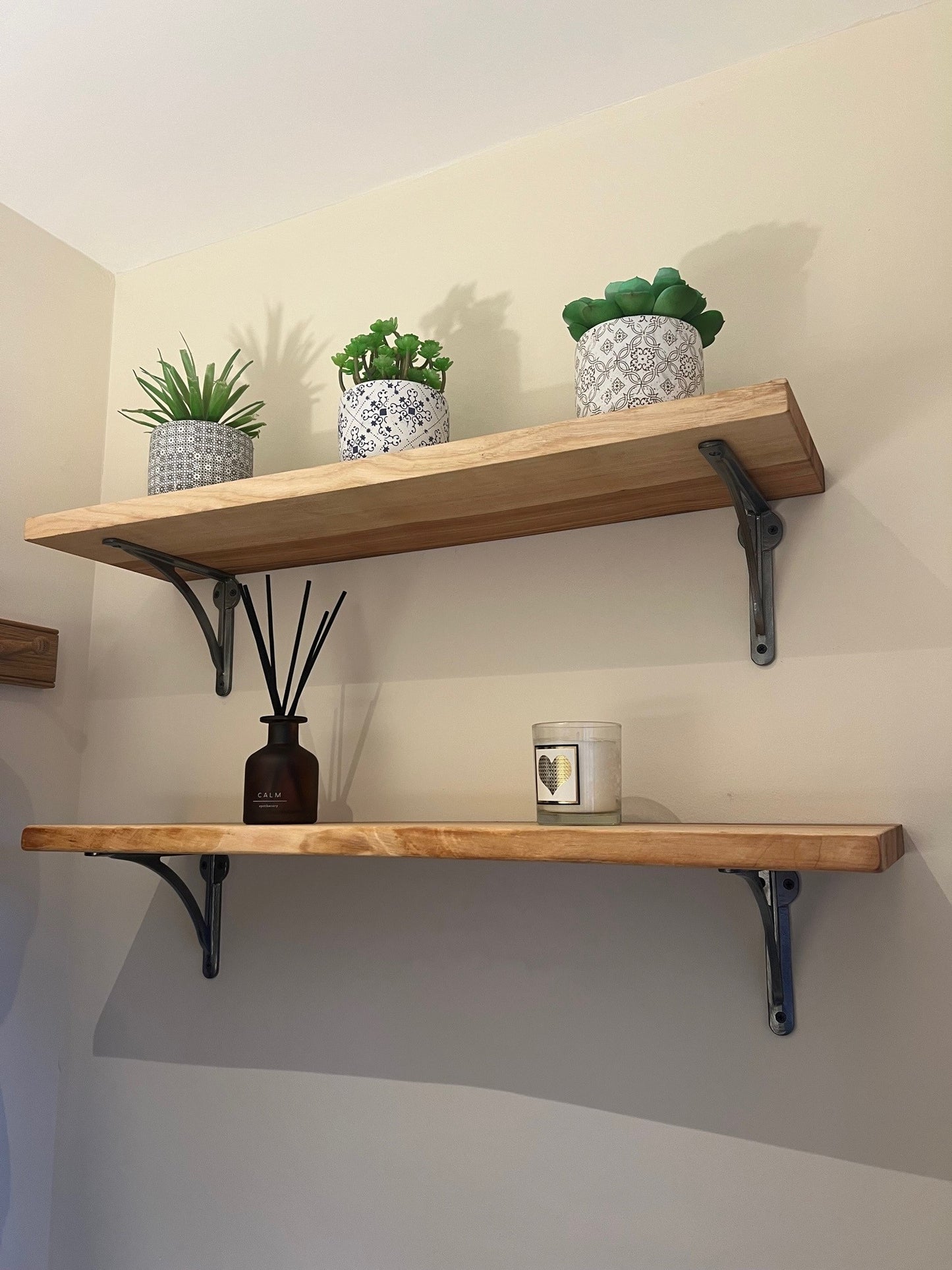 PEWTER GREY Premium Cast Iron Shelf Bracket